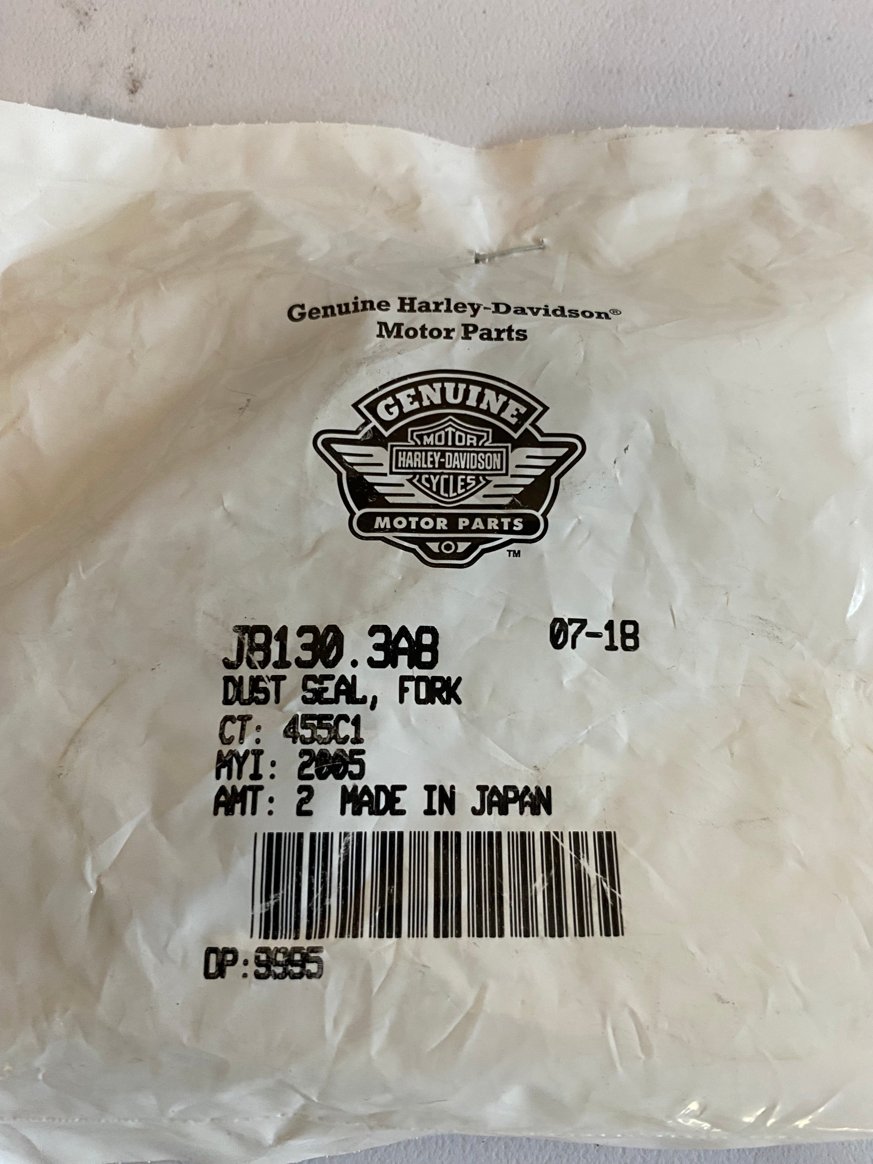 Joints de cache poussière fourche BUELL REF OEM : J8130.3A8