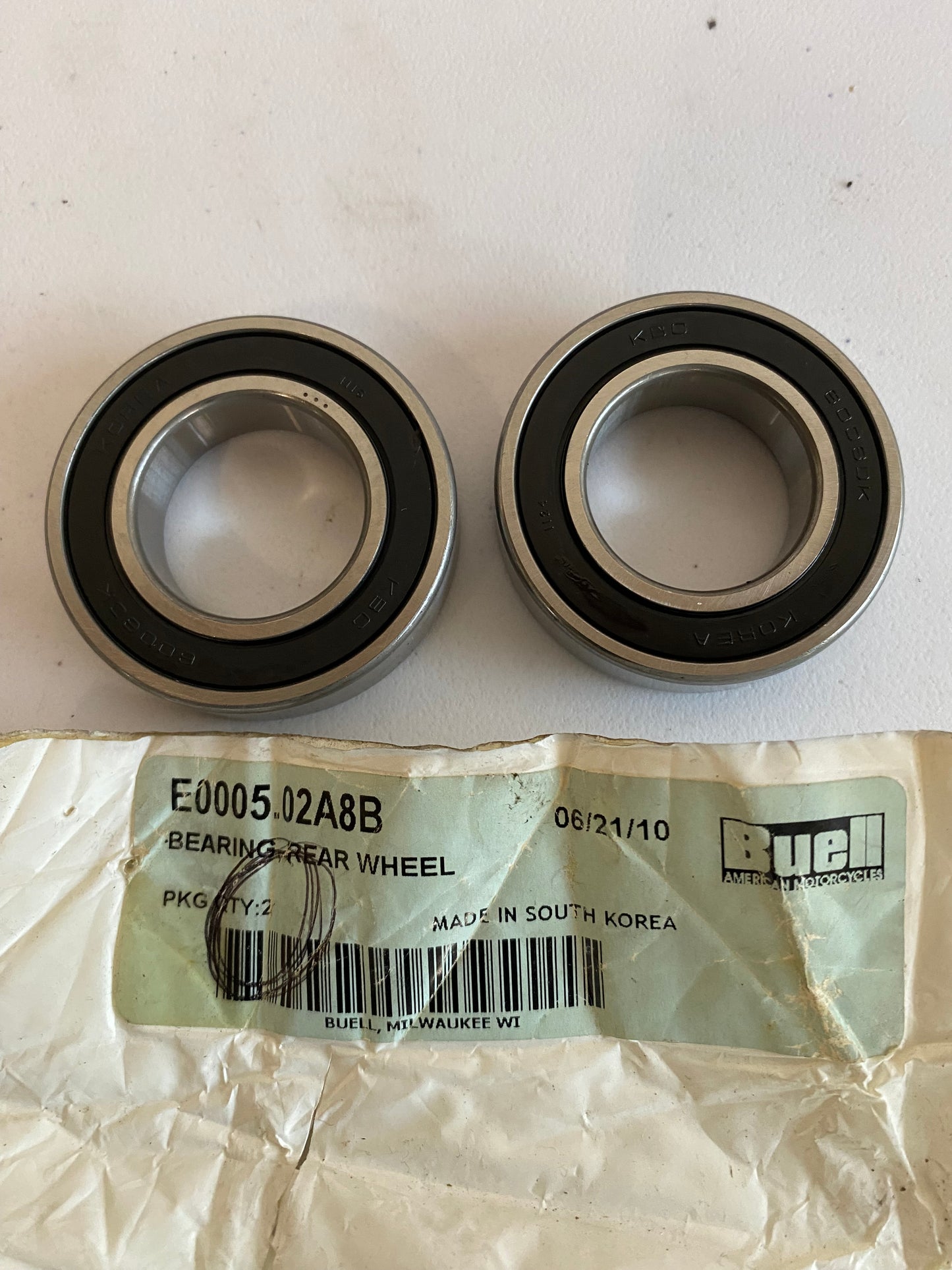 Roulements de roue arrière BUELL REF OEM : E0005.02A8B