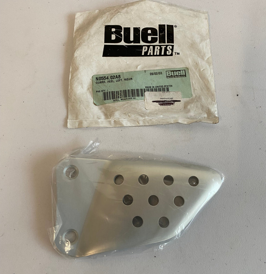 BUELL Left Heel Guard OEM REF: N0554.02A8