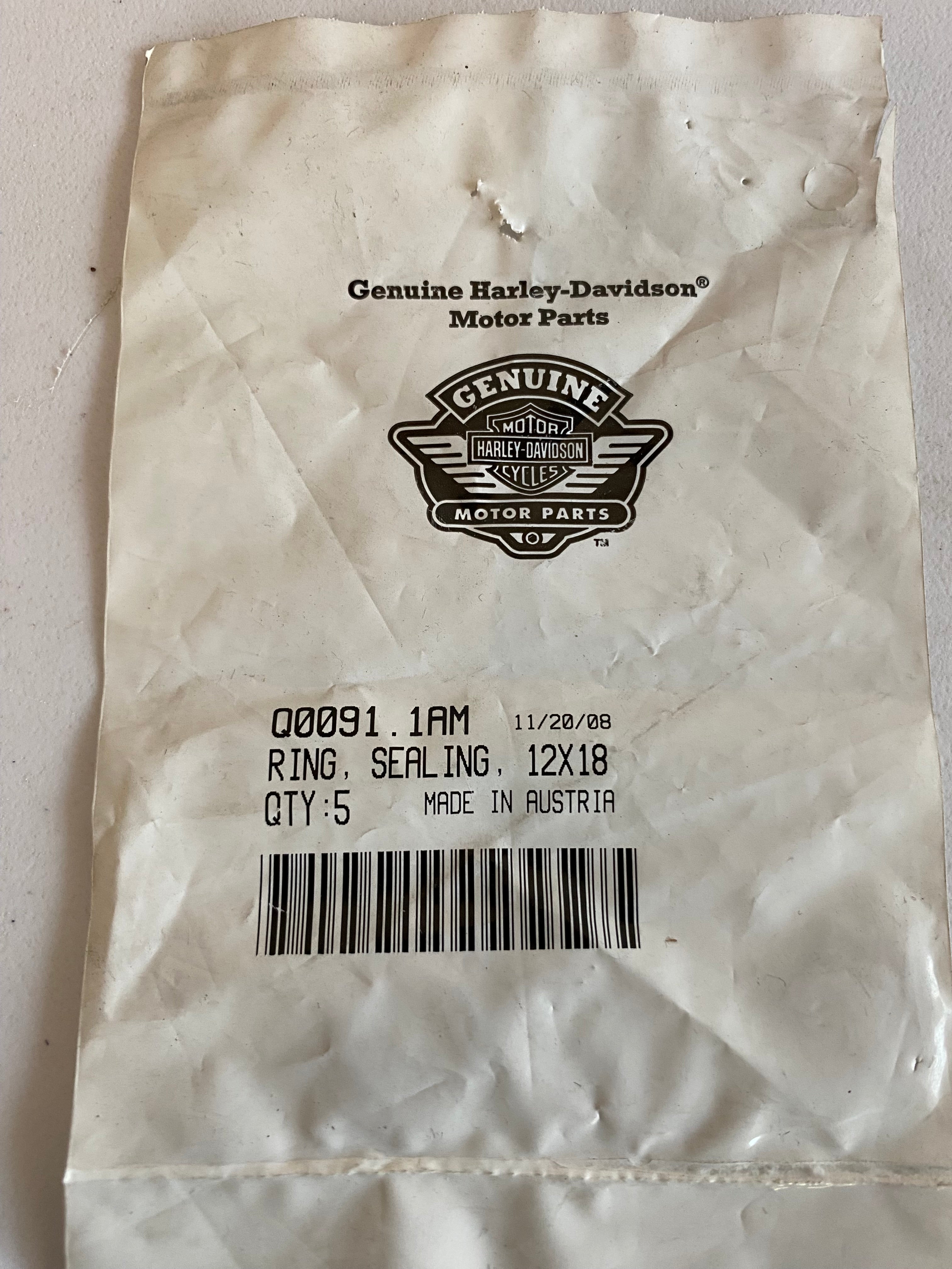 BUELL copper drain plug gaskets REF OEM: Q0091.1AM