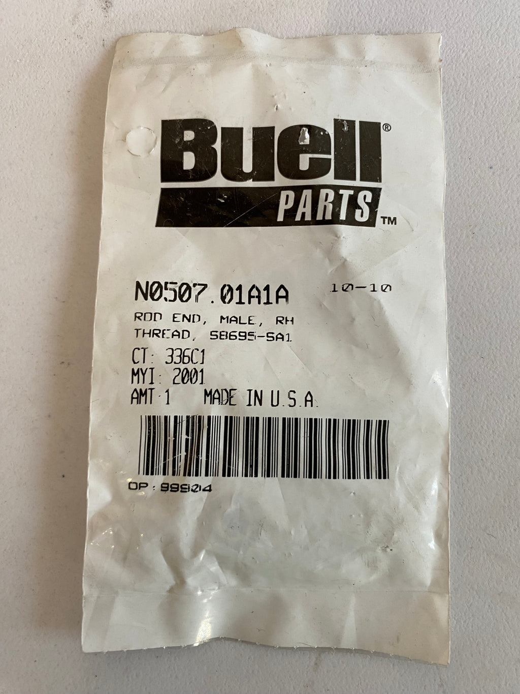 BUELL Gear Selector Linkage Ball Joint OEM REF: N0507.01A1A