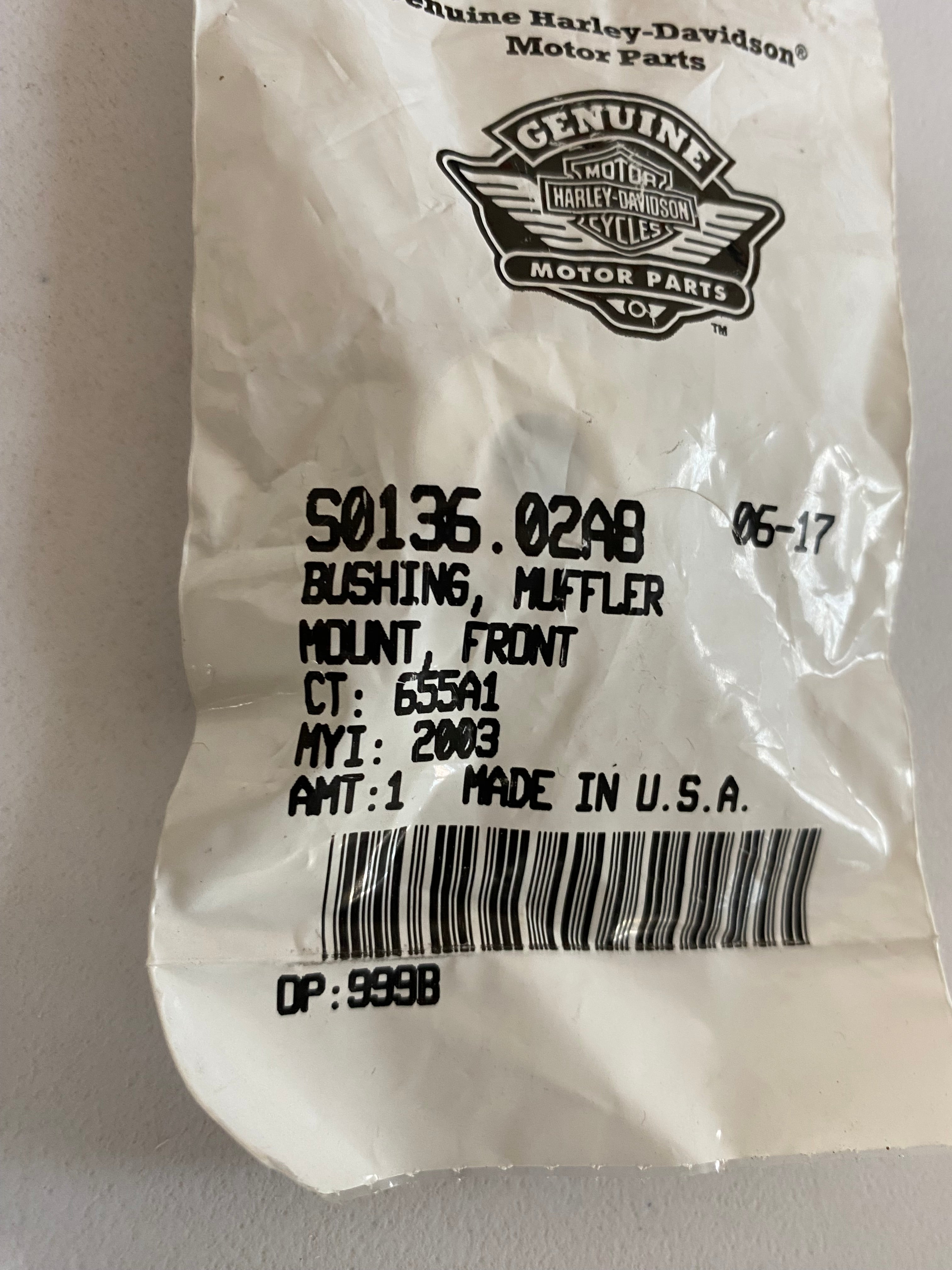Spacer for BUELL silencer mounting REF OEM: S0136.02A8