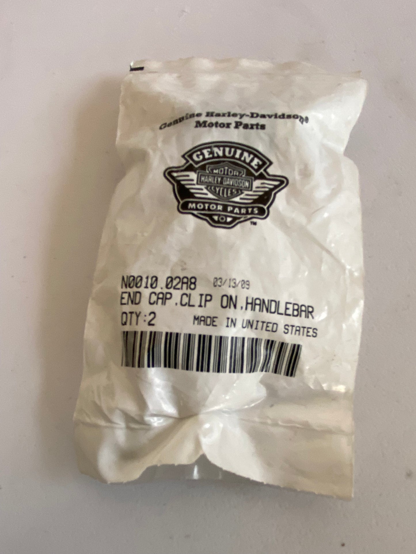 Bouchon de guidon droit ou gauche BUELL REF OEM : N0010.02A8