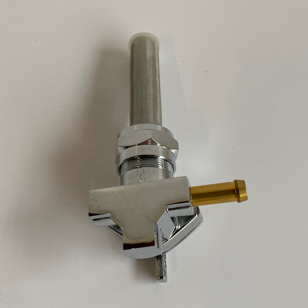 Robinet d'essence sortie à gauche écrou 22 mm Harley Davidson REF MCS 914366