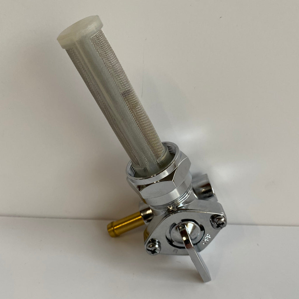 Robinet d'essence sortie à gauche écrou 22 mm Harley Davidson REF MCS 914366