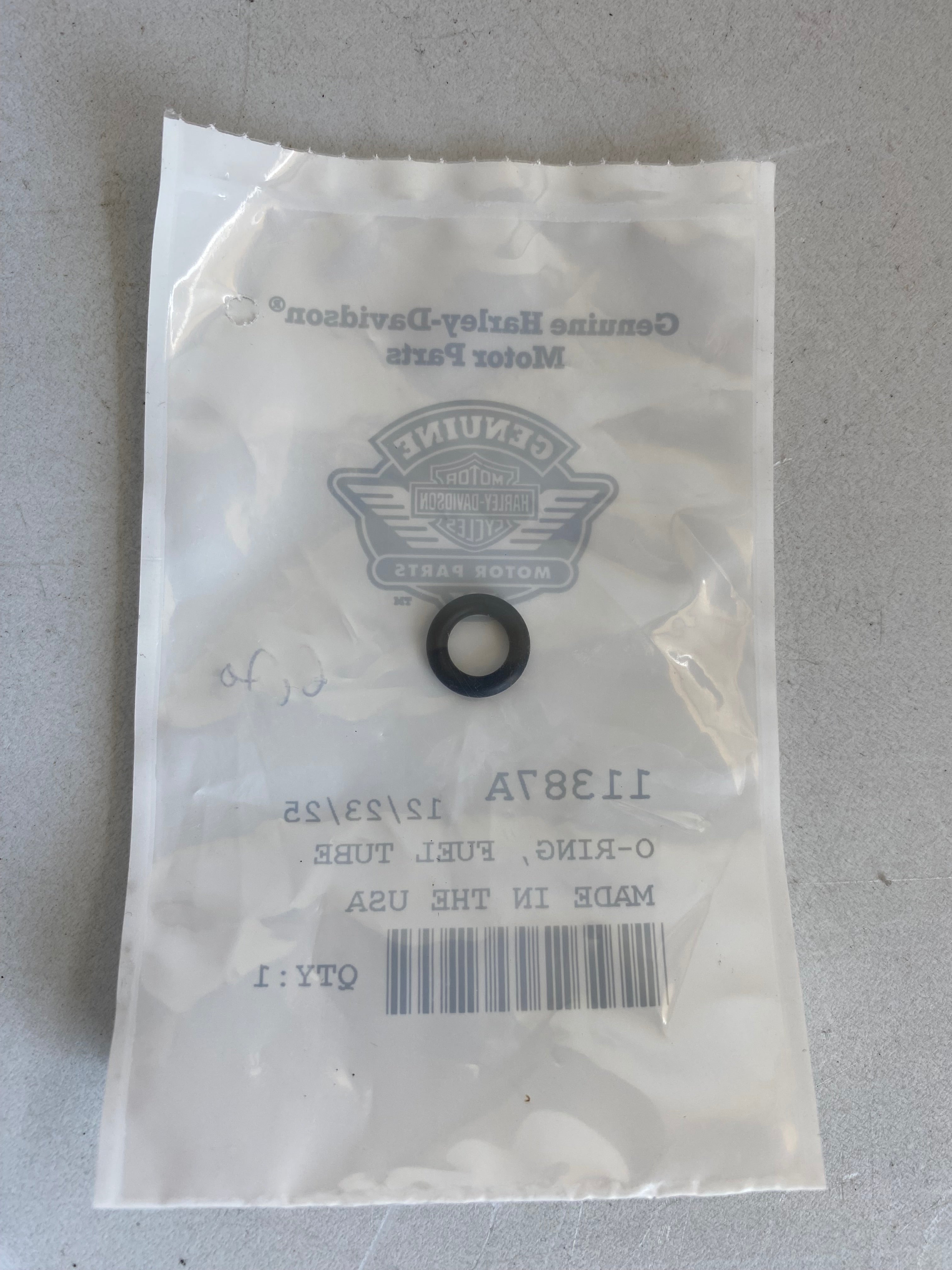 Joint torique durite pompe à carburant Harley Davidson REF OEM 11387A