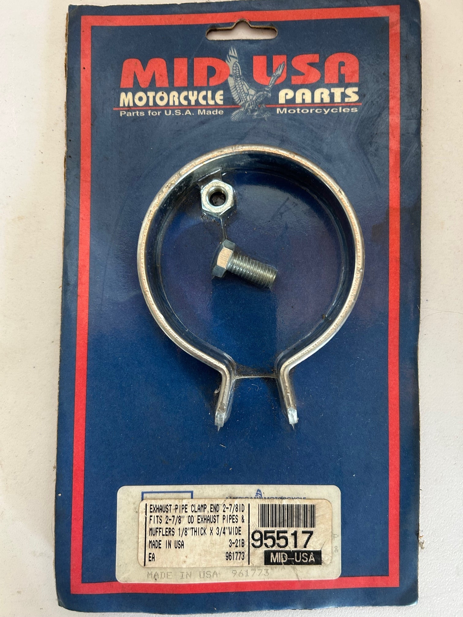 Collier d'échappement 2 7/8 Harley Davidson REF MID-USA 95517