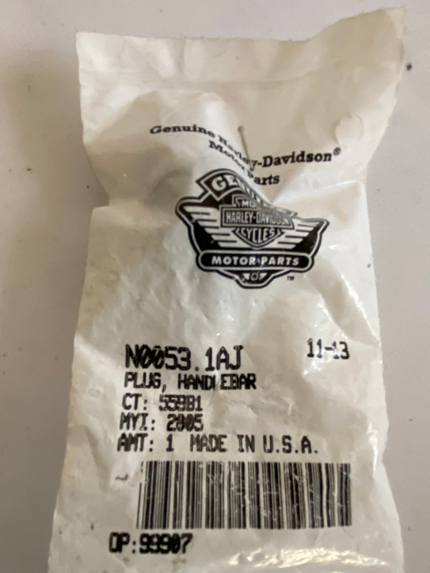 Bouchon de guidon coté droit BUELL REF OEM : N0053.1AJ