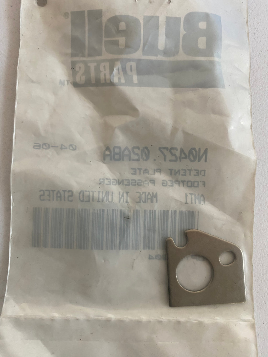 BUELL passenger footrest axle shim OEM REF: N0427.02ABA