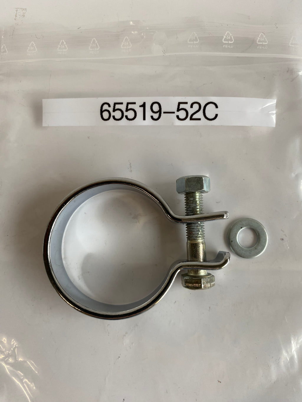 Collier échappement 1-3/4 pouce Harley Davidson REF OEM 65519-52C