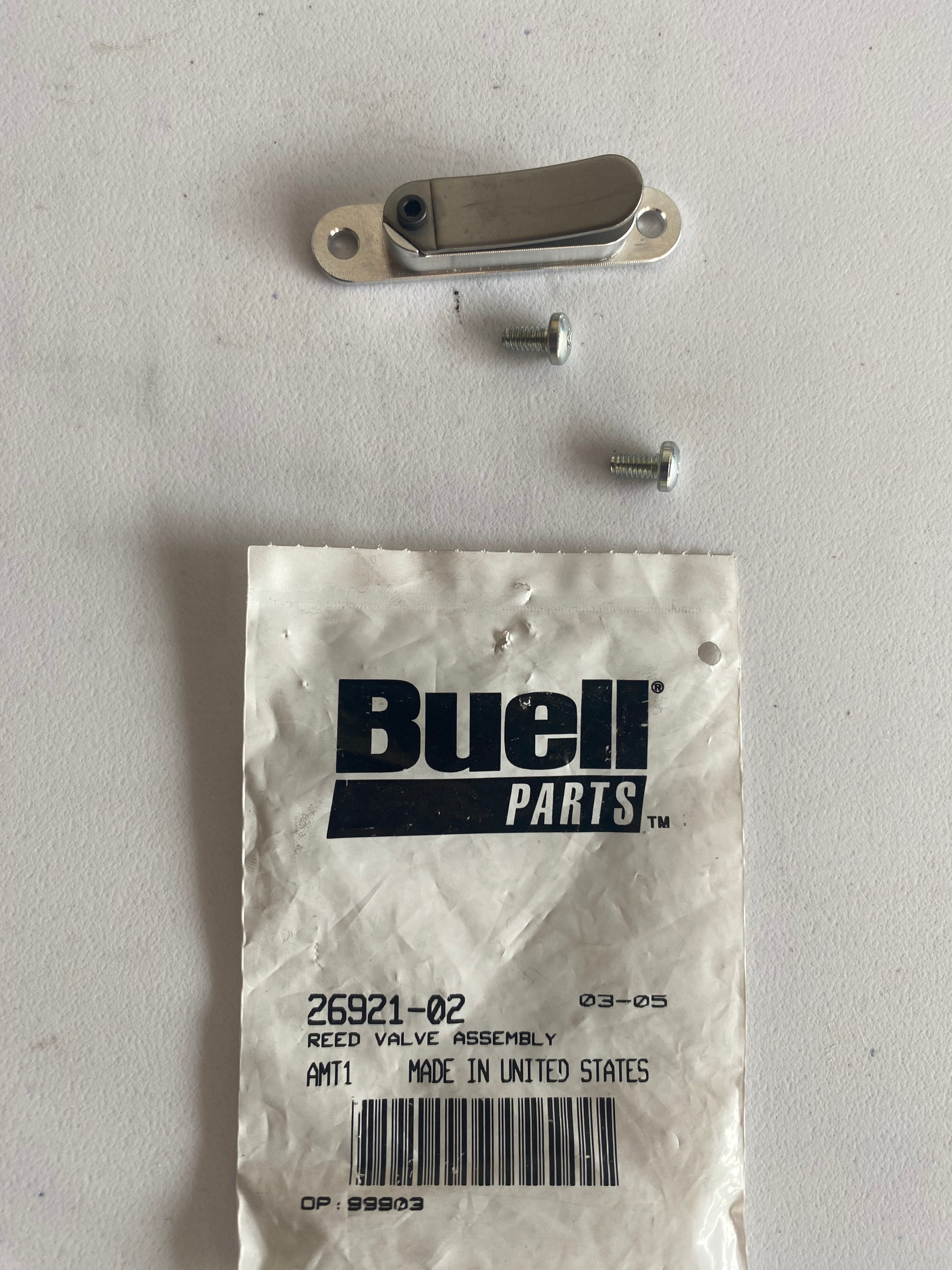 Reed valve engine BUELL REF OEM: 26921-02