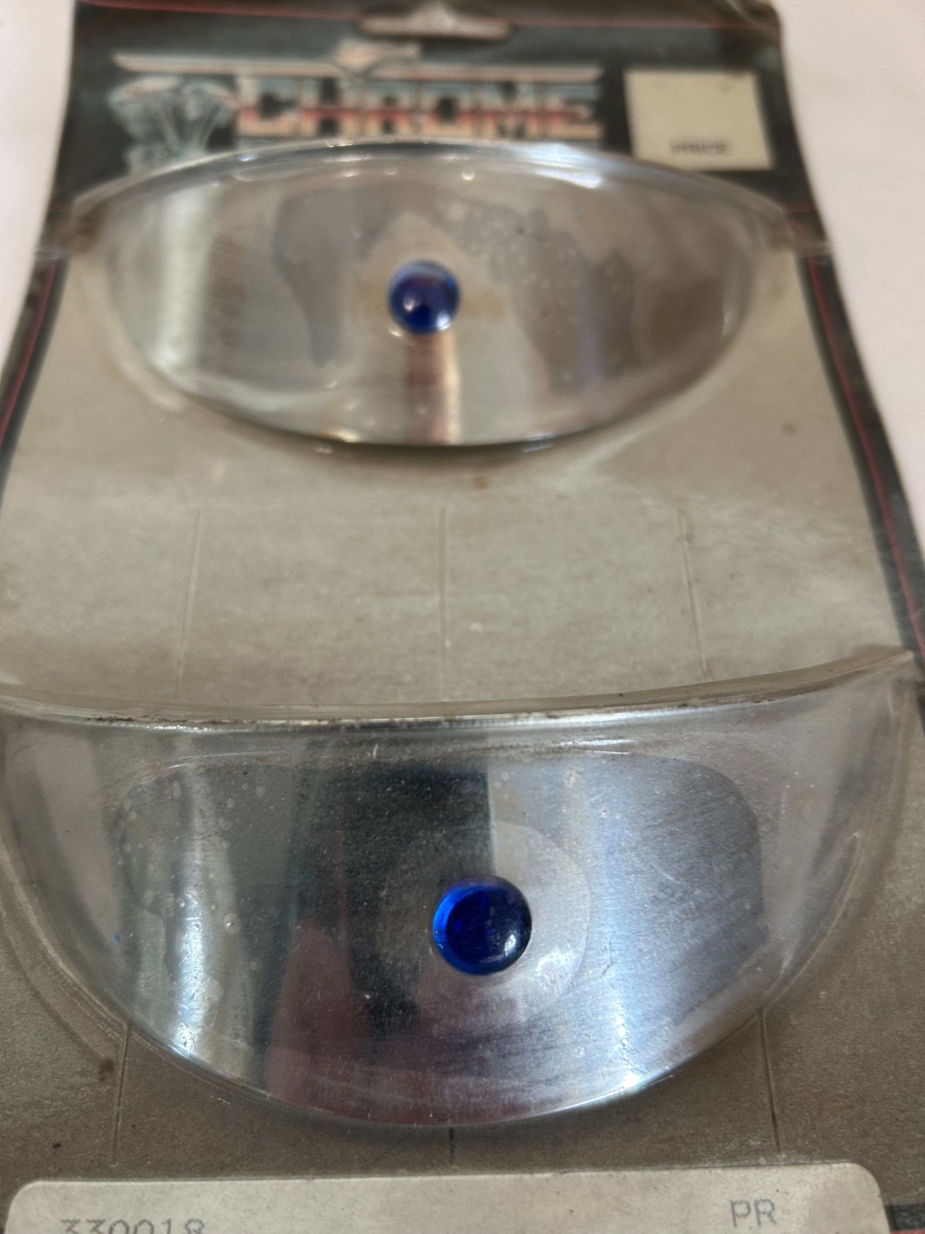 Harley Davidson passing lamp visor kit with blue dot REF 330018