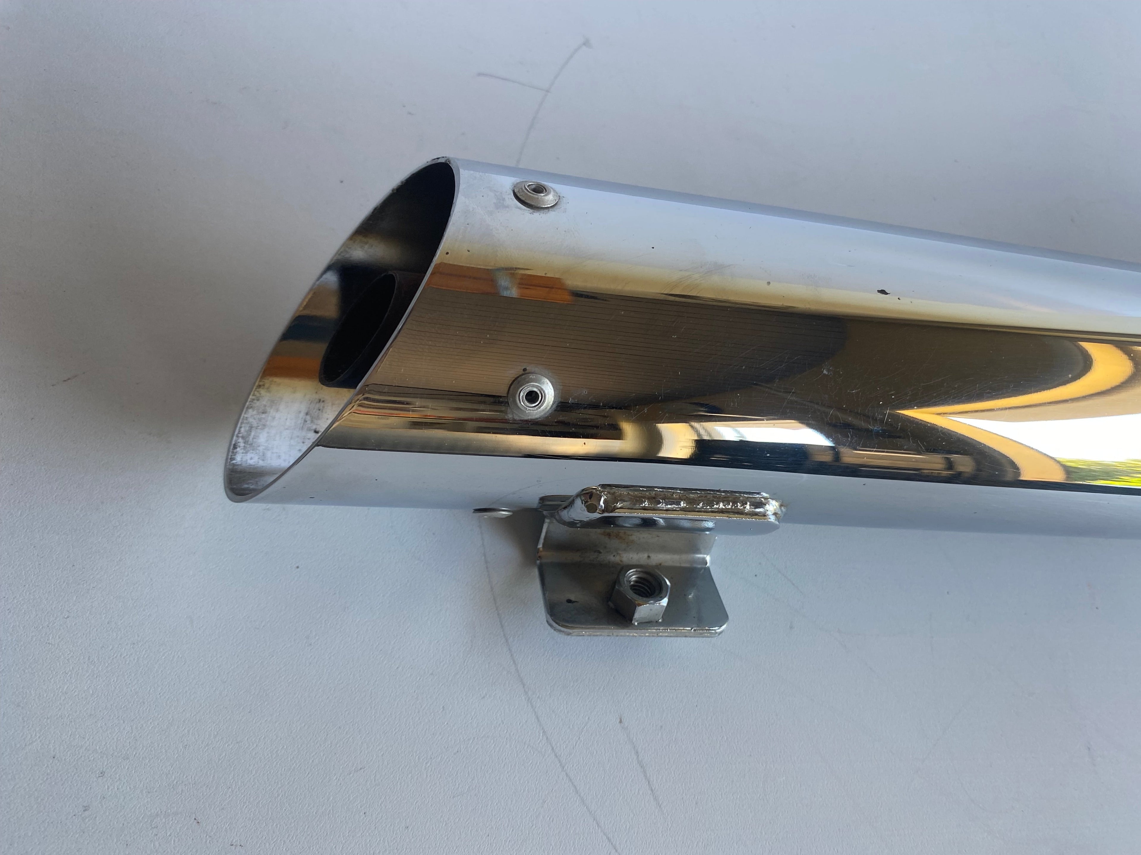 Lower Muffler Dyna Fat Bob &amp; Wide Glide Harley Davidson REF OEM 64700-08