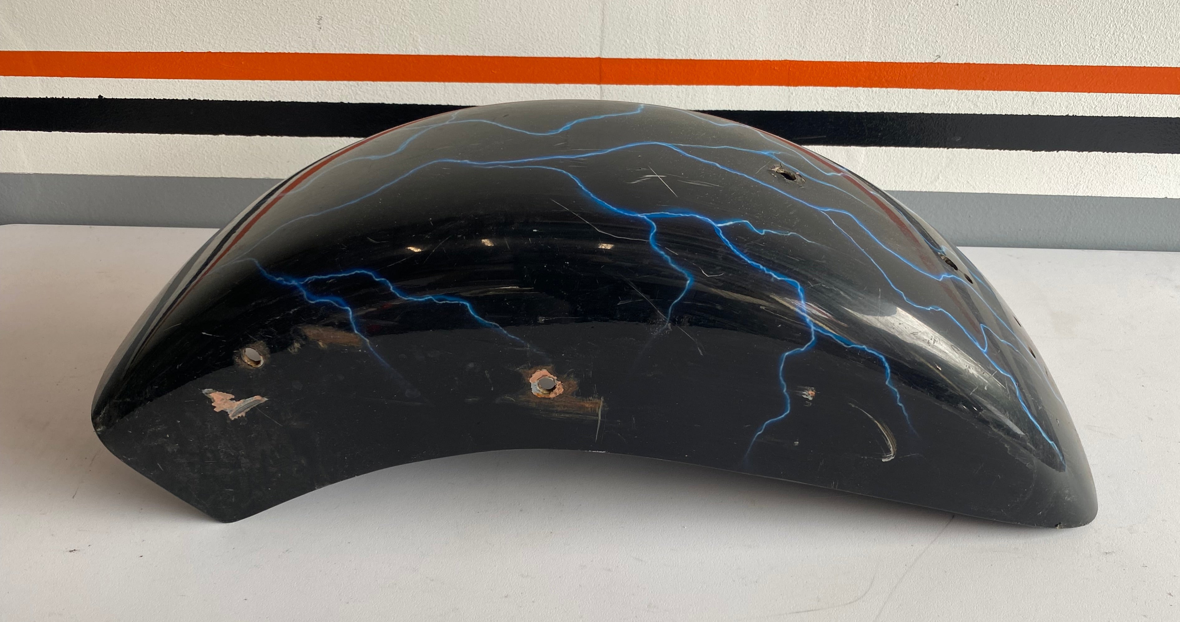 Harley Davidson custom chopper rear fender