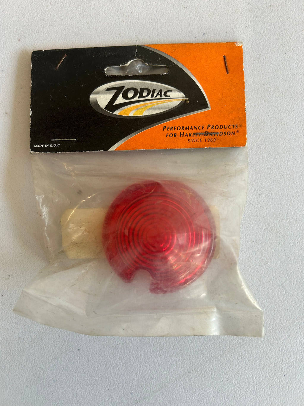Bullet marker red indicator lens Harley Davidson Zodiac REF: 165074