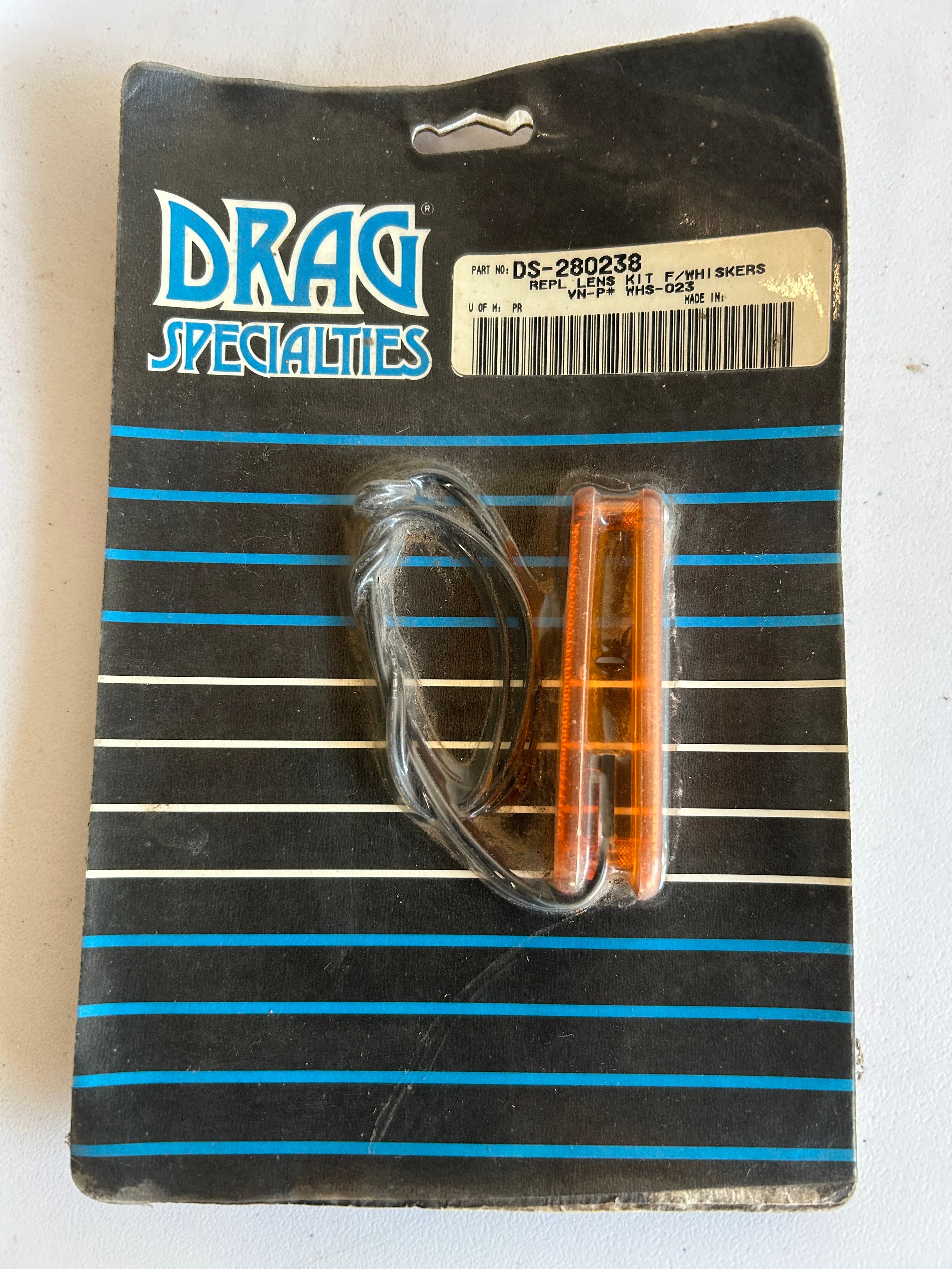 Orange whiskers indicator lens Harley Davidson REF DS-280238