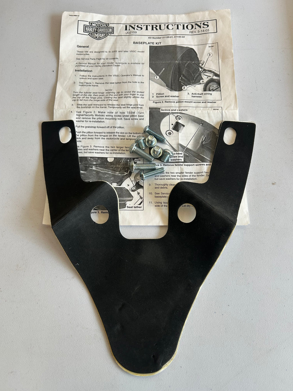 Joint support arrière passager Vrod Harley Davidson REF OEM : 51123-01