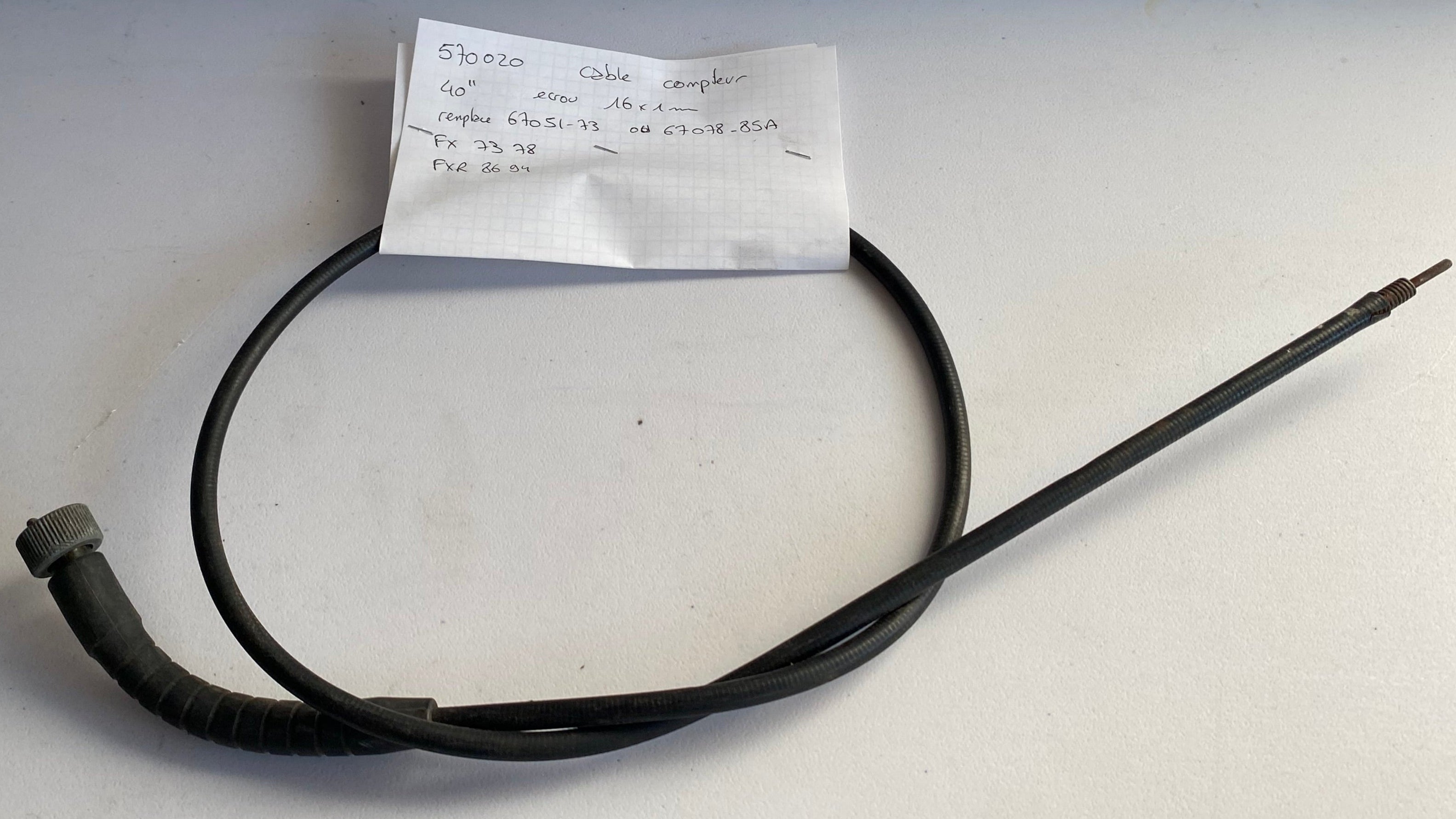 câble de compteur Harley Davidson REF MCS : 570020