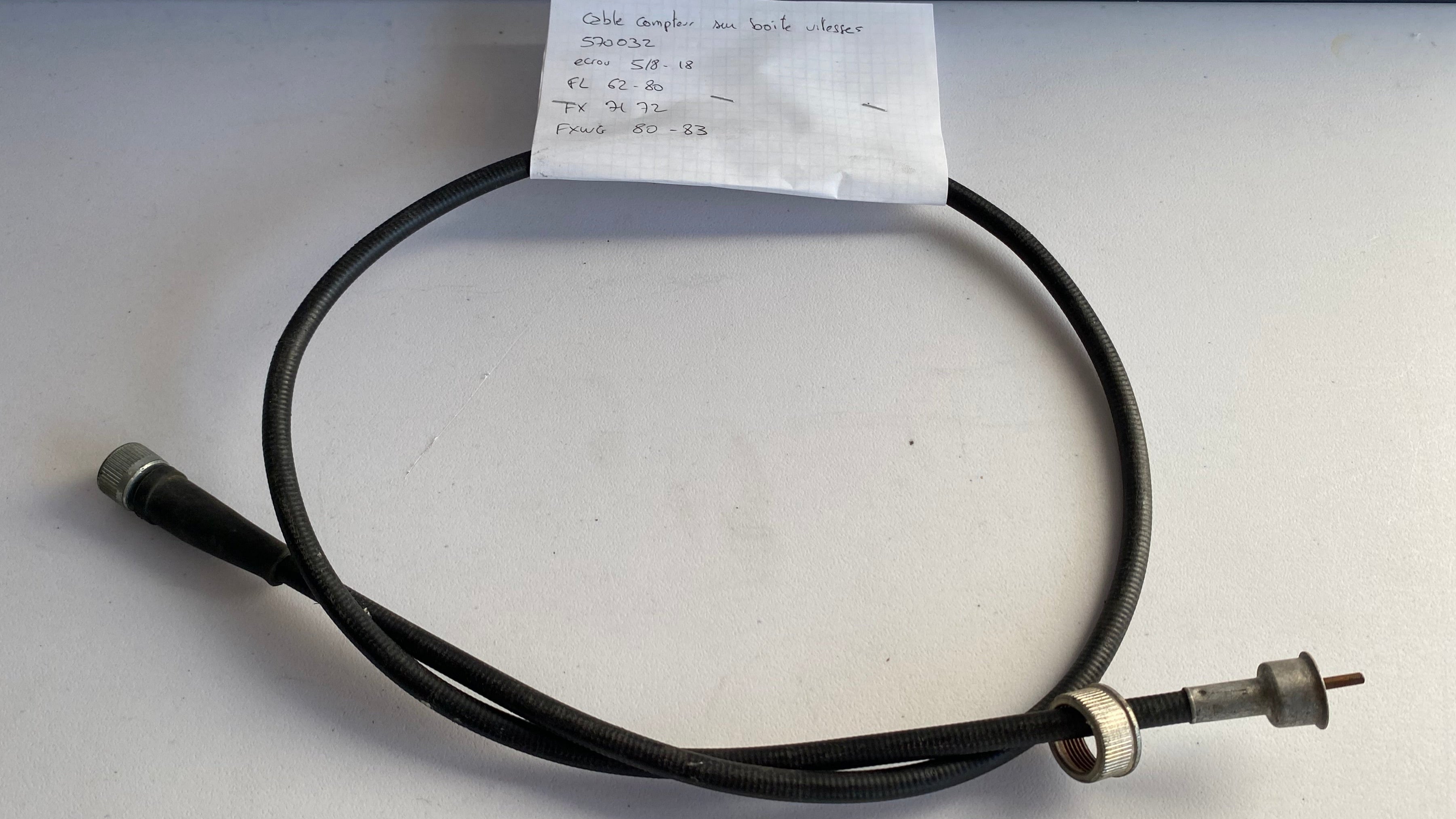Câble de compteur sur boite à vitesses Harley Davidson REF MCS : 570032