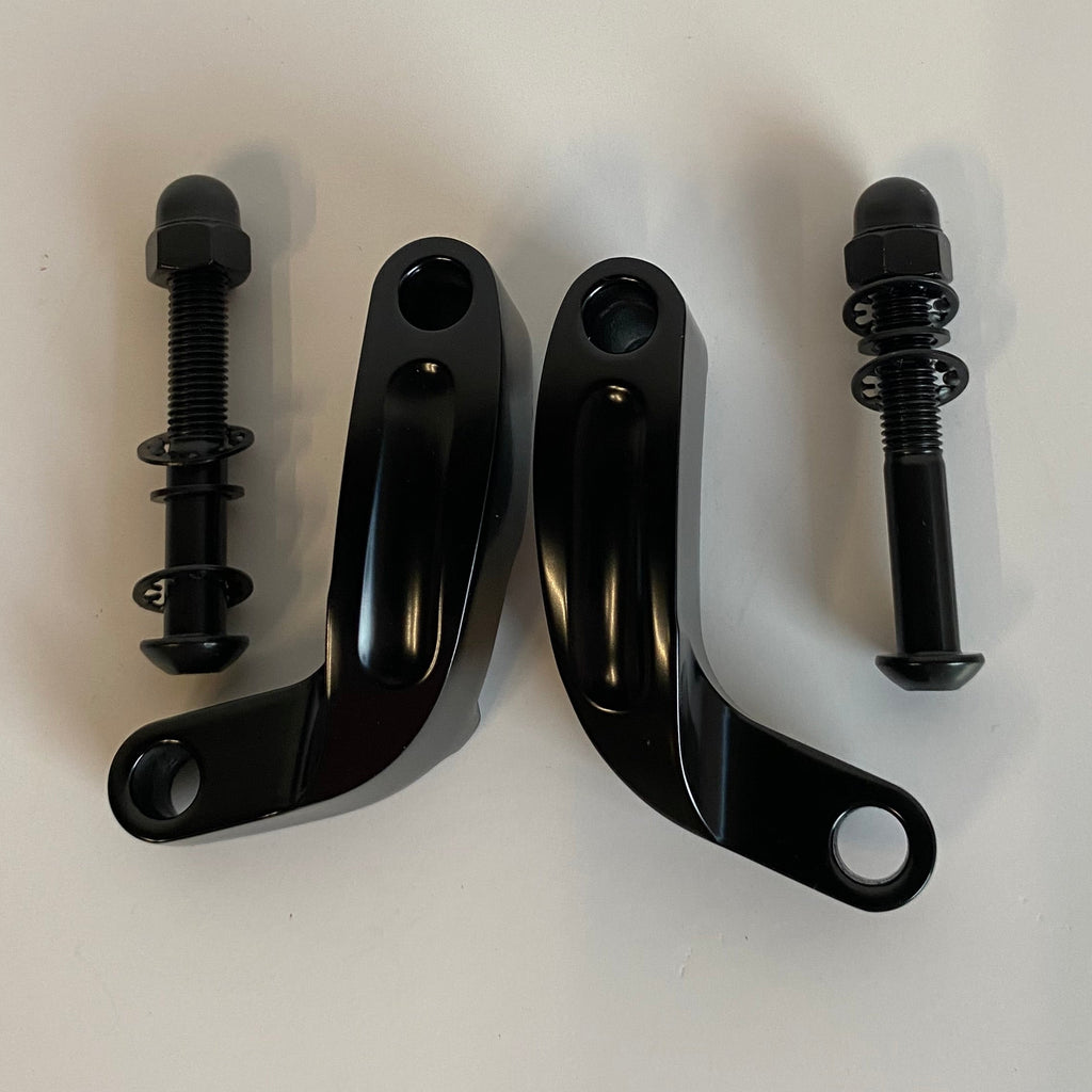 Jeu d'extensions noirs de rétroviseurs Harley Davidson REF MCS 980799