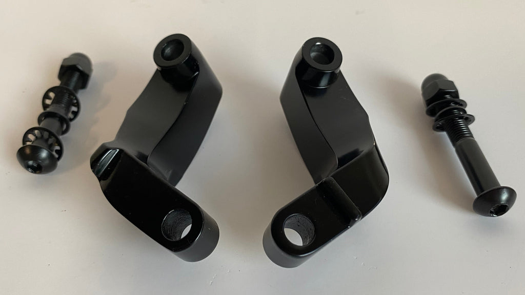 Jeu d'extensions noirs de rétroviseurs Harley Davidson REF MCS 980799