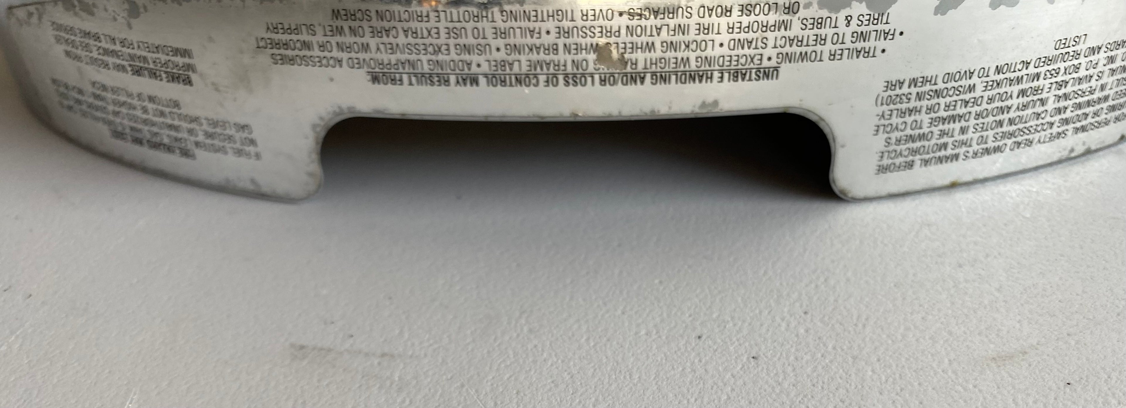 Harley Davidson Luftfilterabdeckung