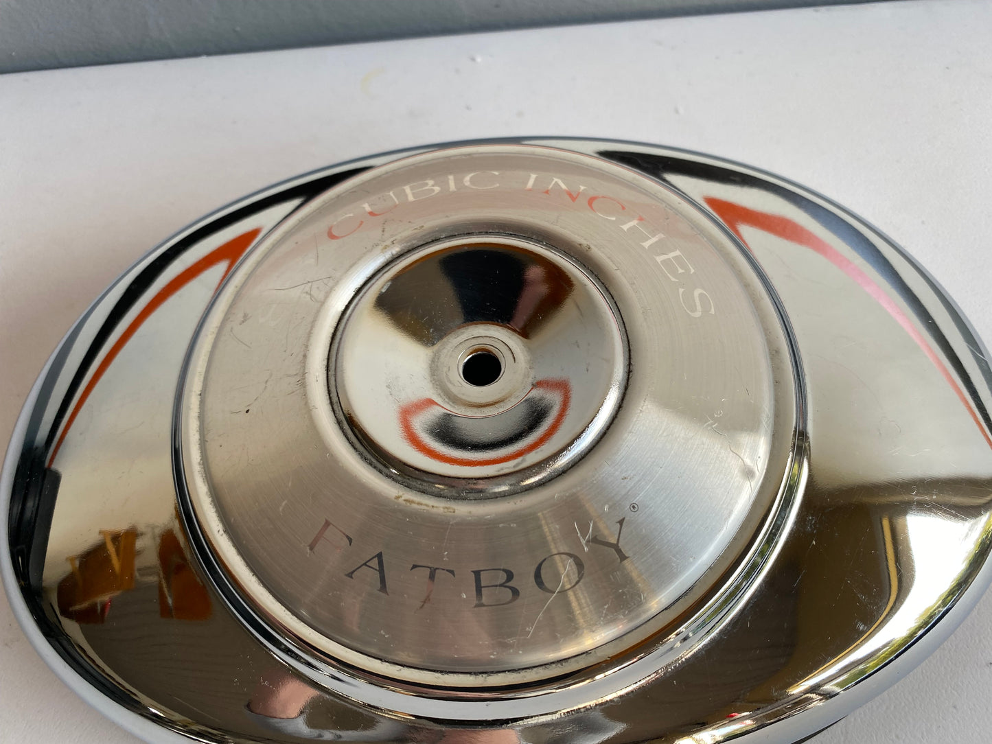 Cache filtre à air chromé Harley Davidson Softail / Fat Boy