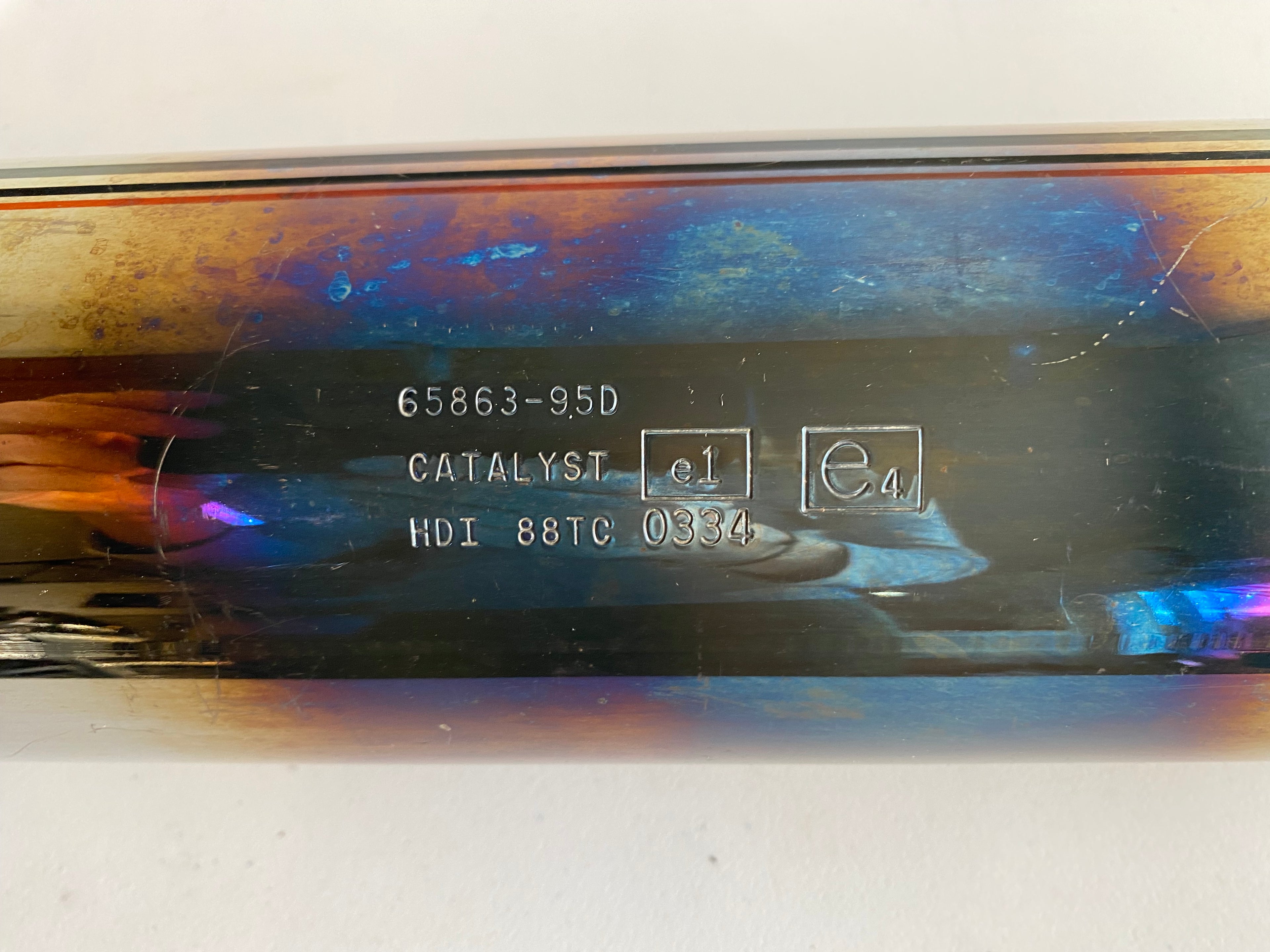 Silencieux  échappement droit Harley Davidson Touring REF OEM : 65863-95D