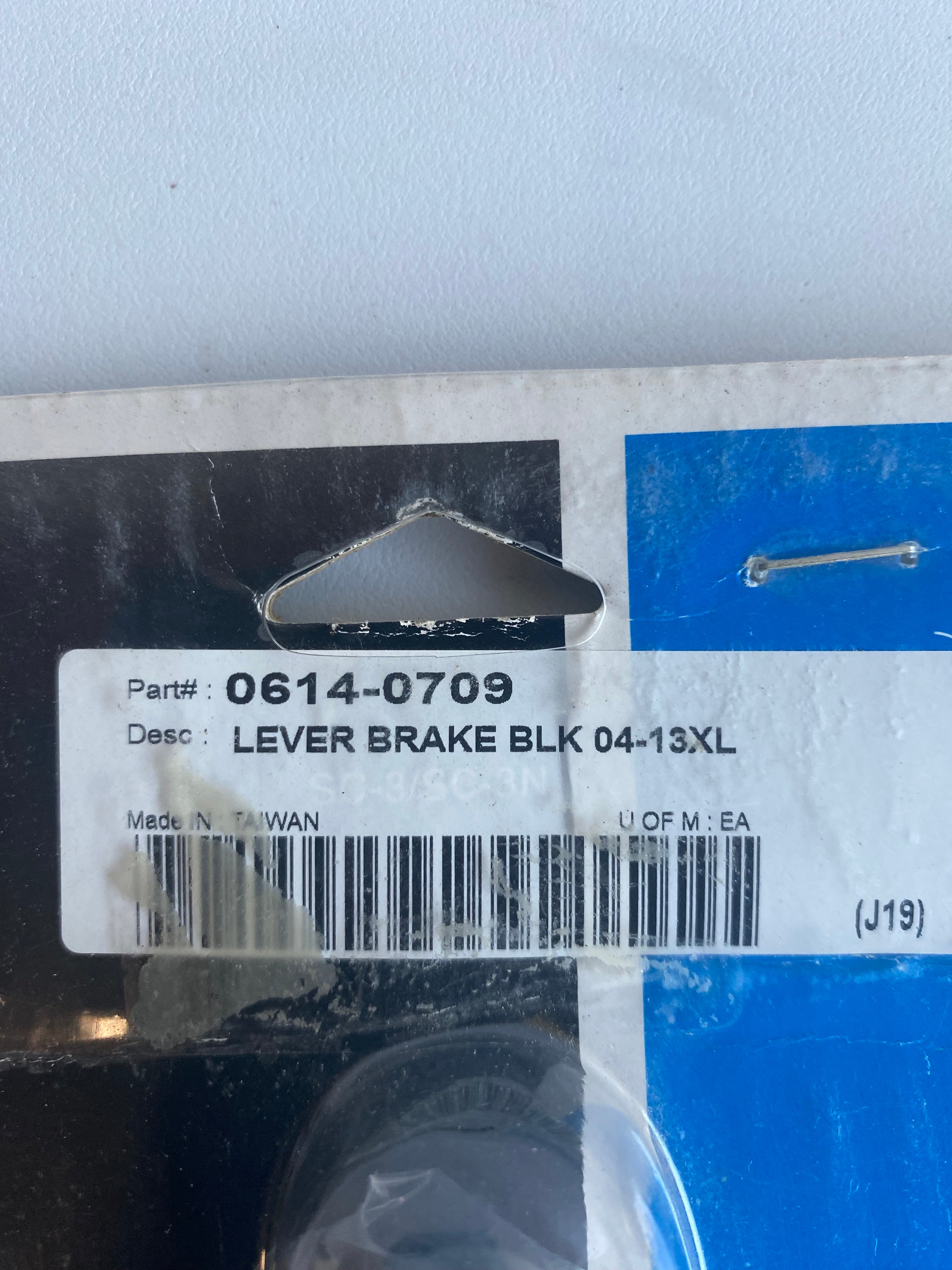 Levier de frein avant noir Sportster Harley Davidson REF Drag 0614-0709