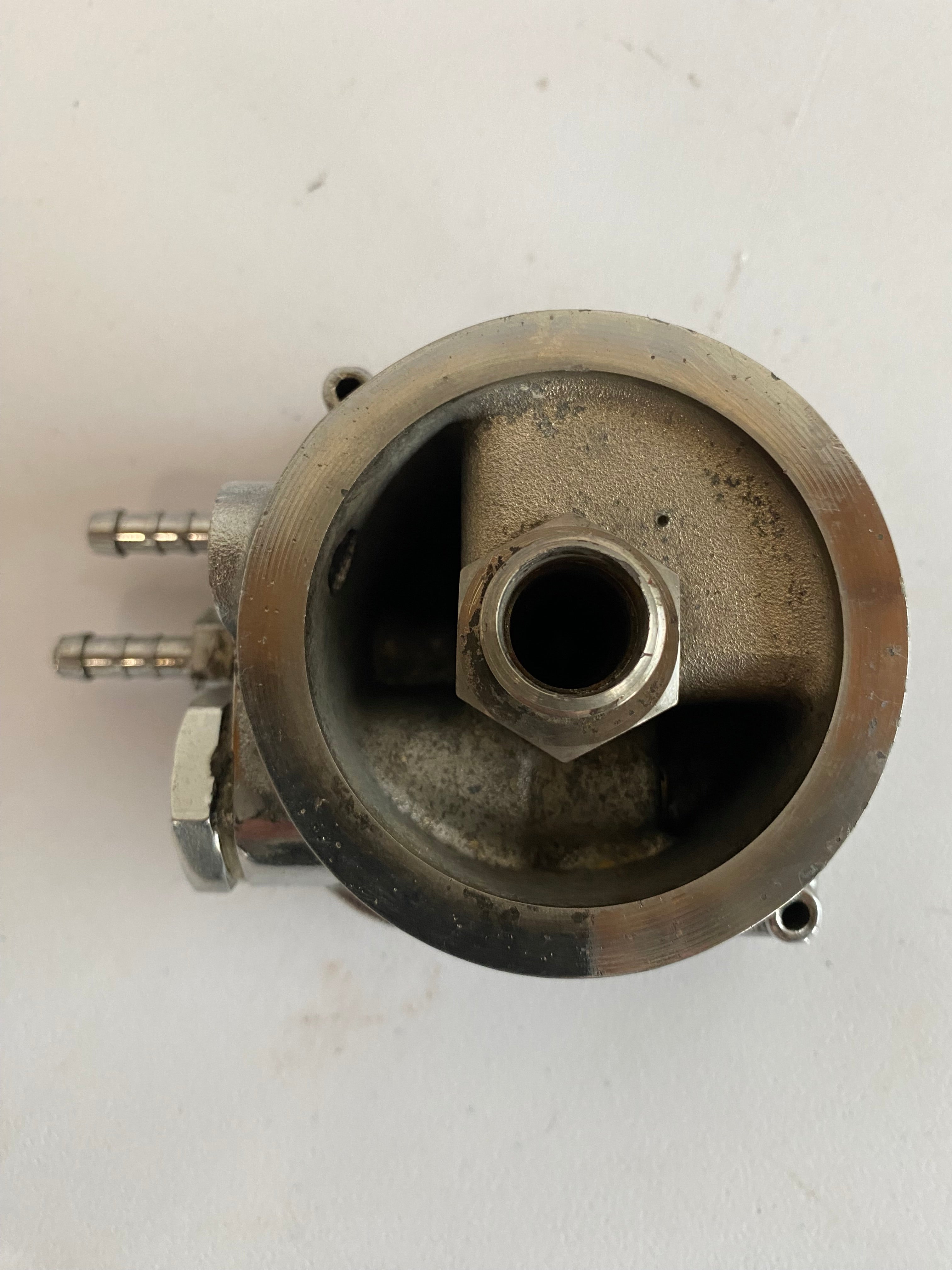 Harley Davidson Sportster Chrome Oil Filter Bracket OEM REF: 26209-84