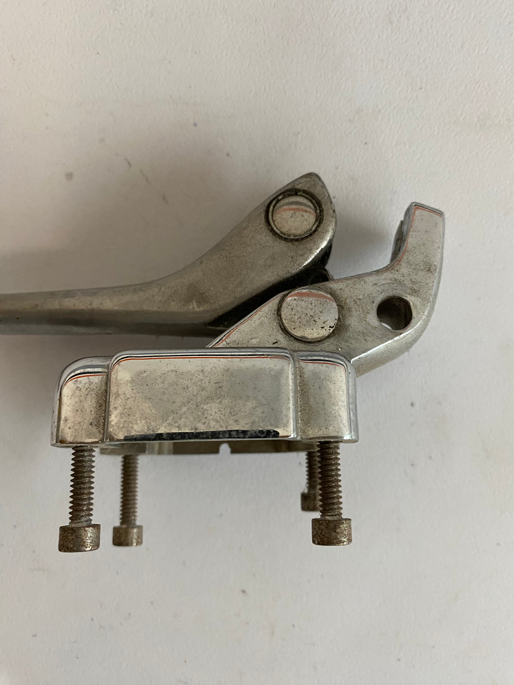 Chrome bracket + Harley Davidson clutch lever REF OEM: 38608-73