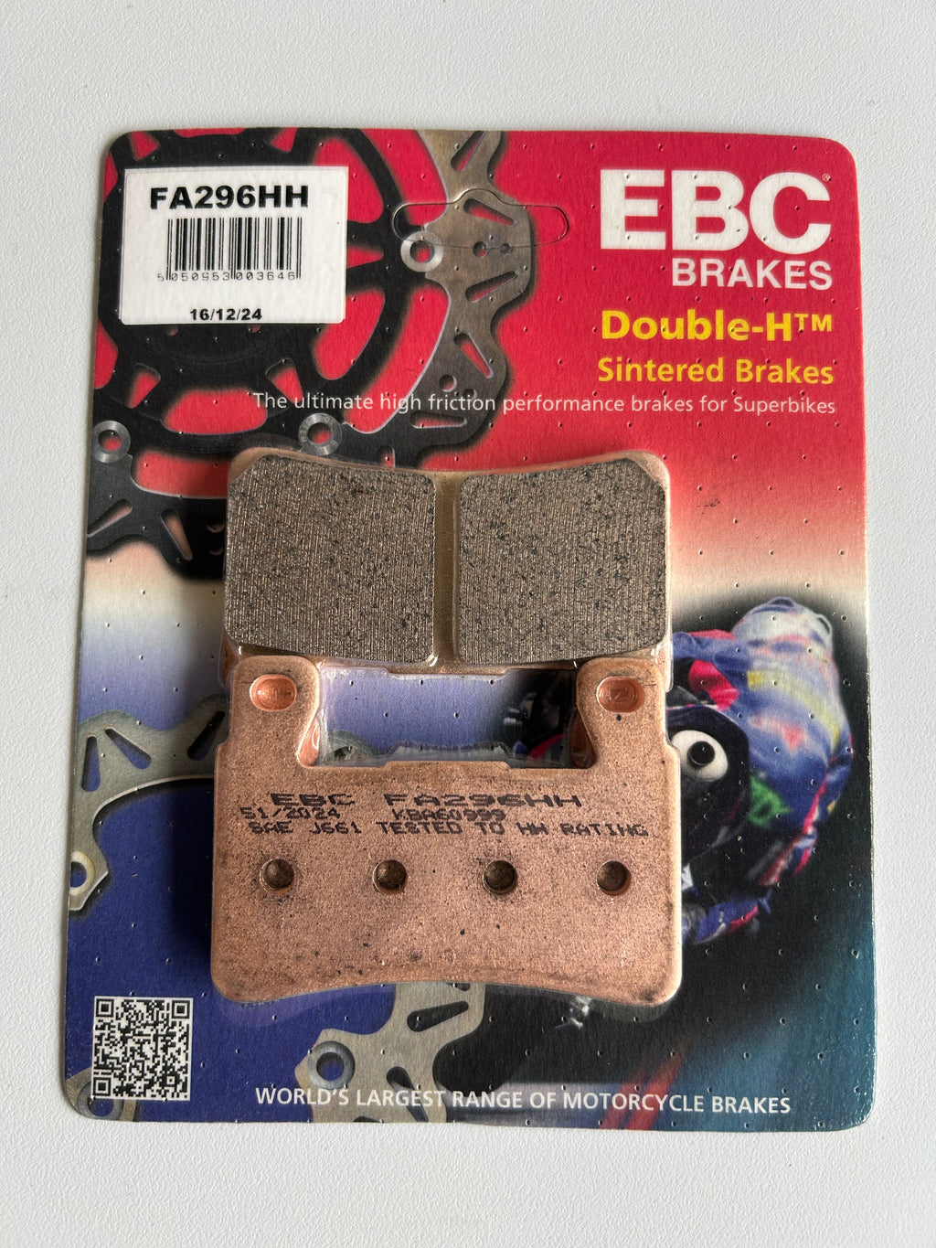 EBC Double H Harley Davidson front brake pad set REF MCS 915468