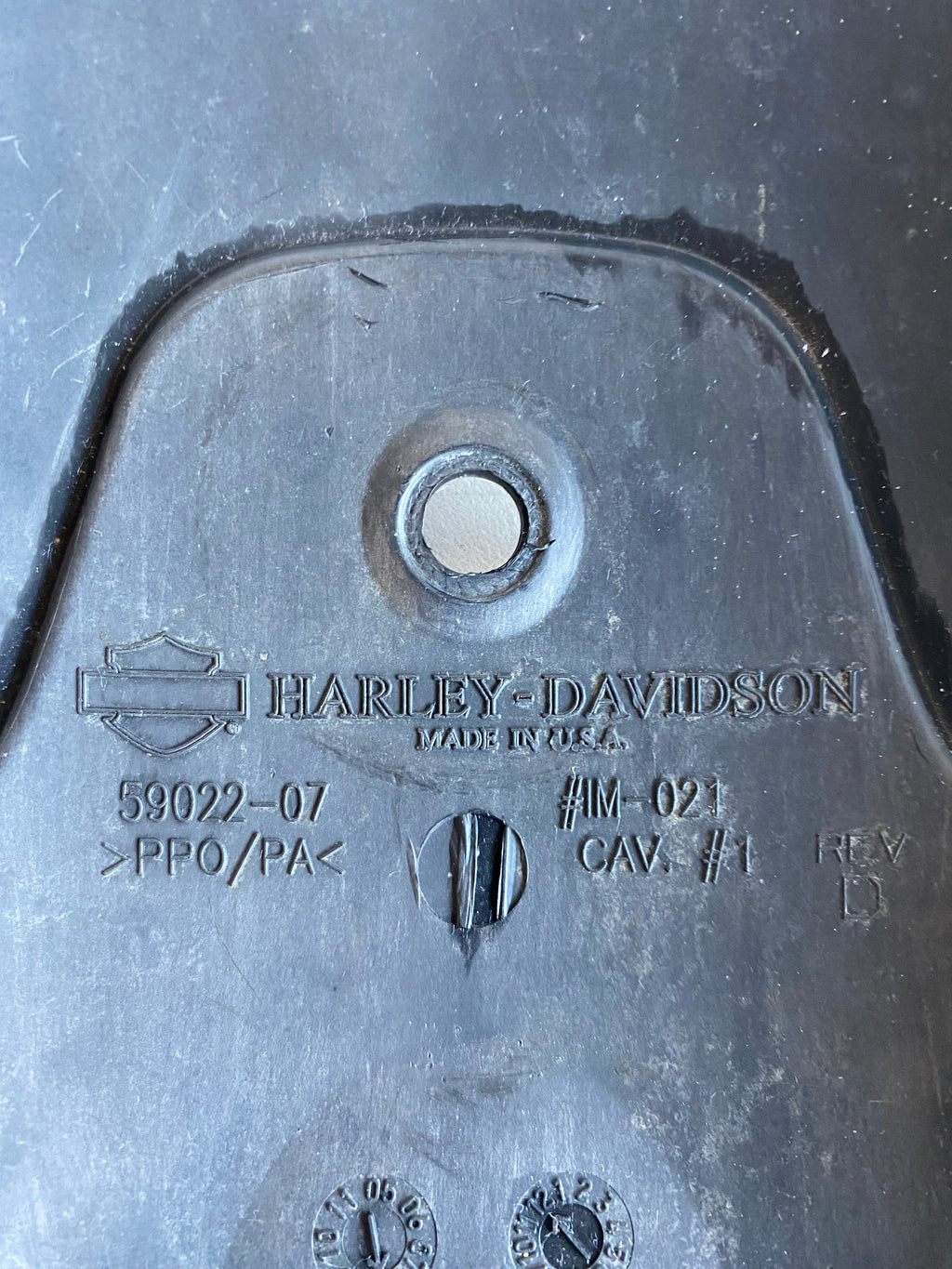 Garde boue avant VROD & XR 1200 Harley Davidson REF OEM 59022-07