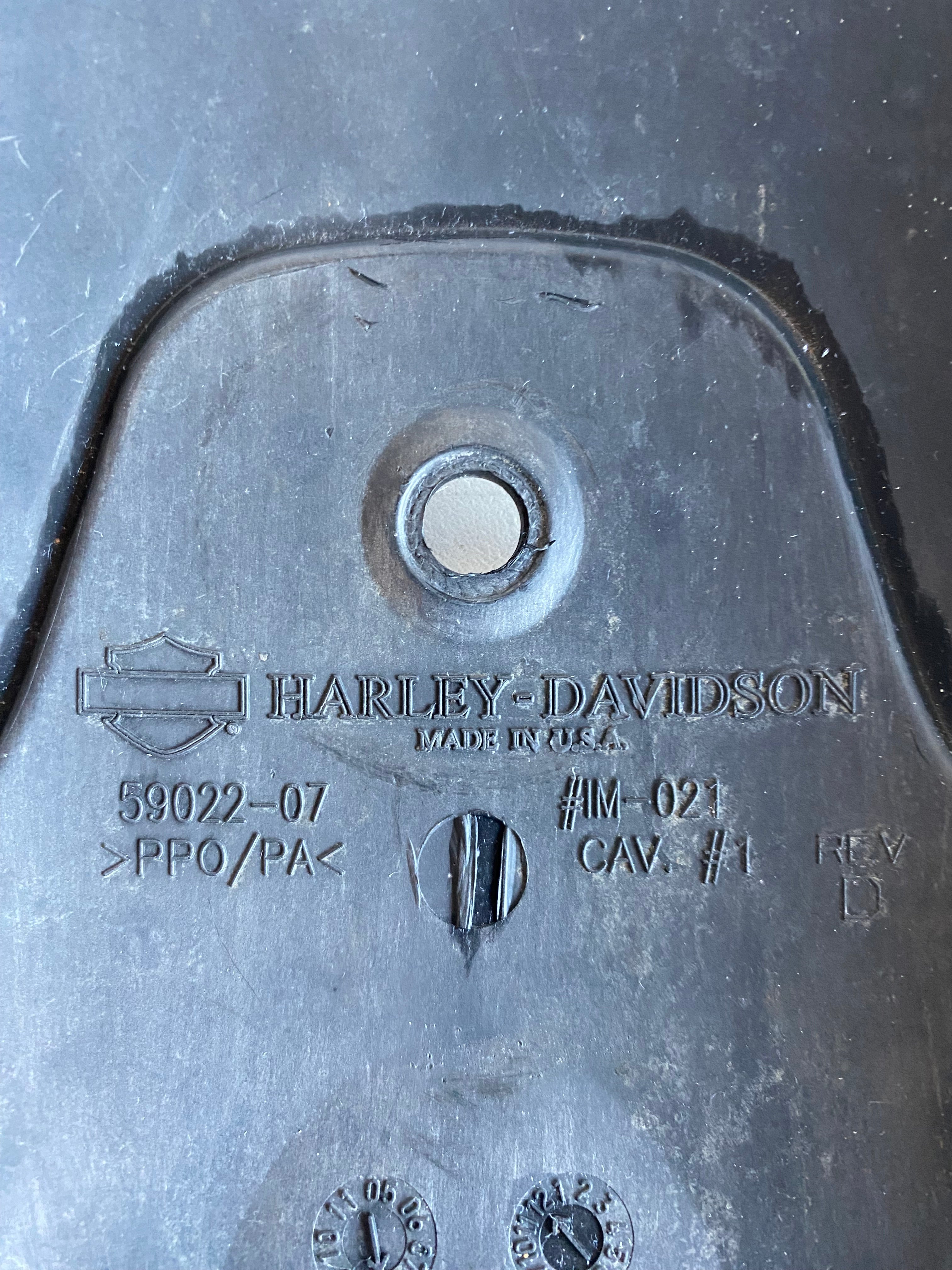 Garde boue avant VROD & XR 1200 Harley Davidson REF OEM 59022-07