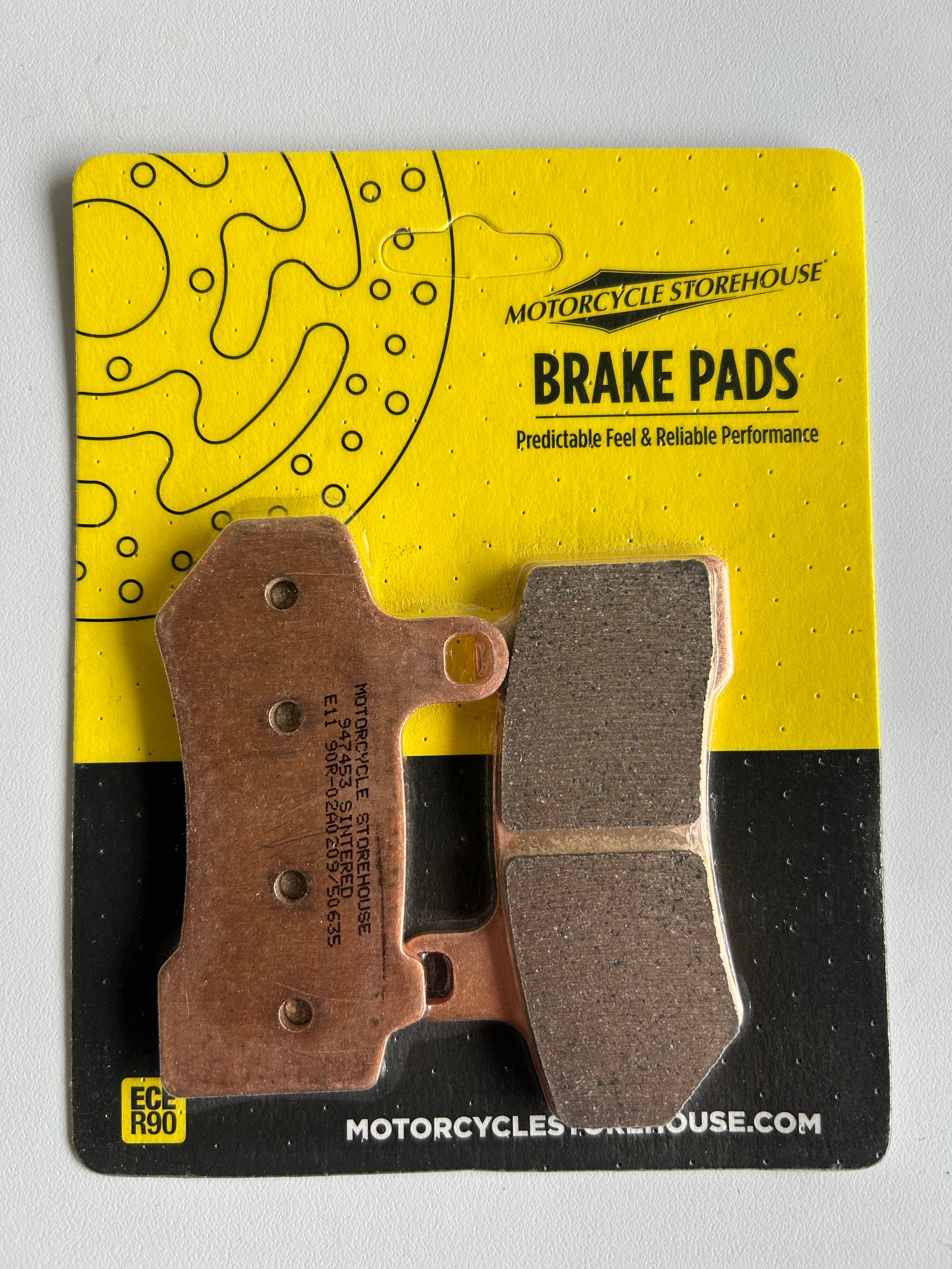 MCS Harley Davidson front and rear brake pad set REF MCS 947453