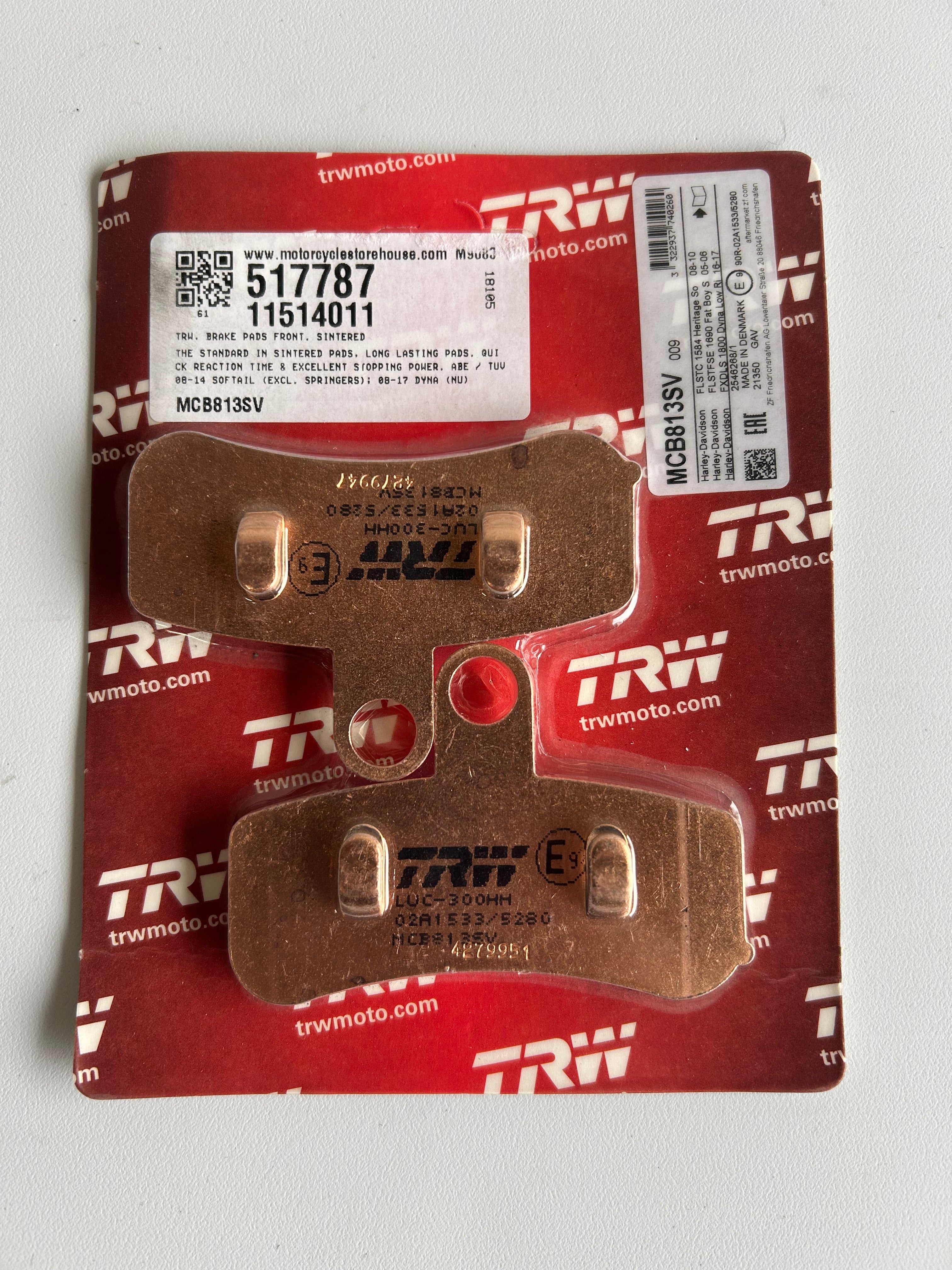 TRW Harley Davidson front brake pad set REF MCS 517787