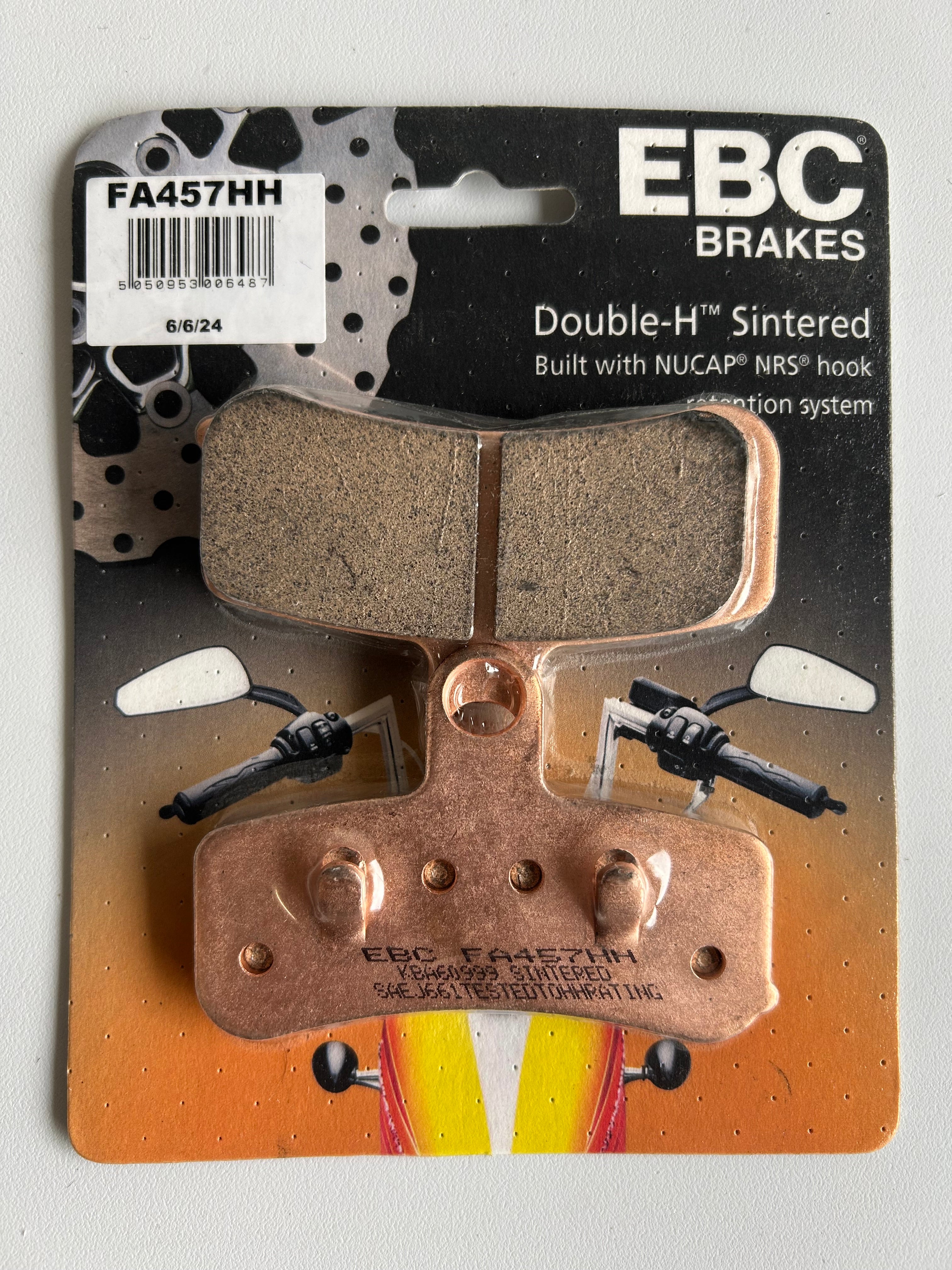 EBC Double-H Harley Davidson front brake pad set REF MCS 915492