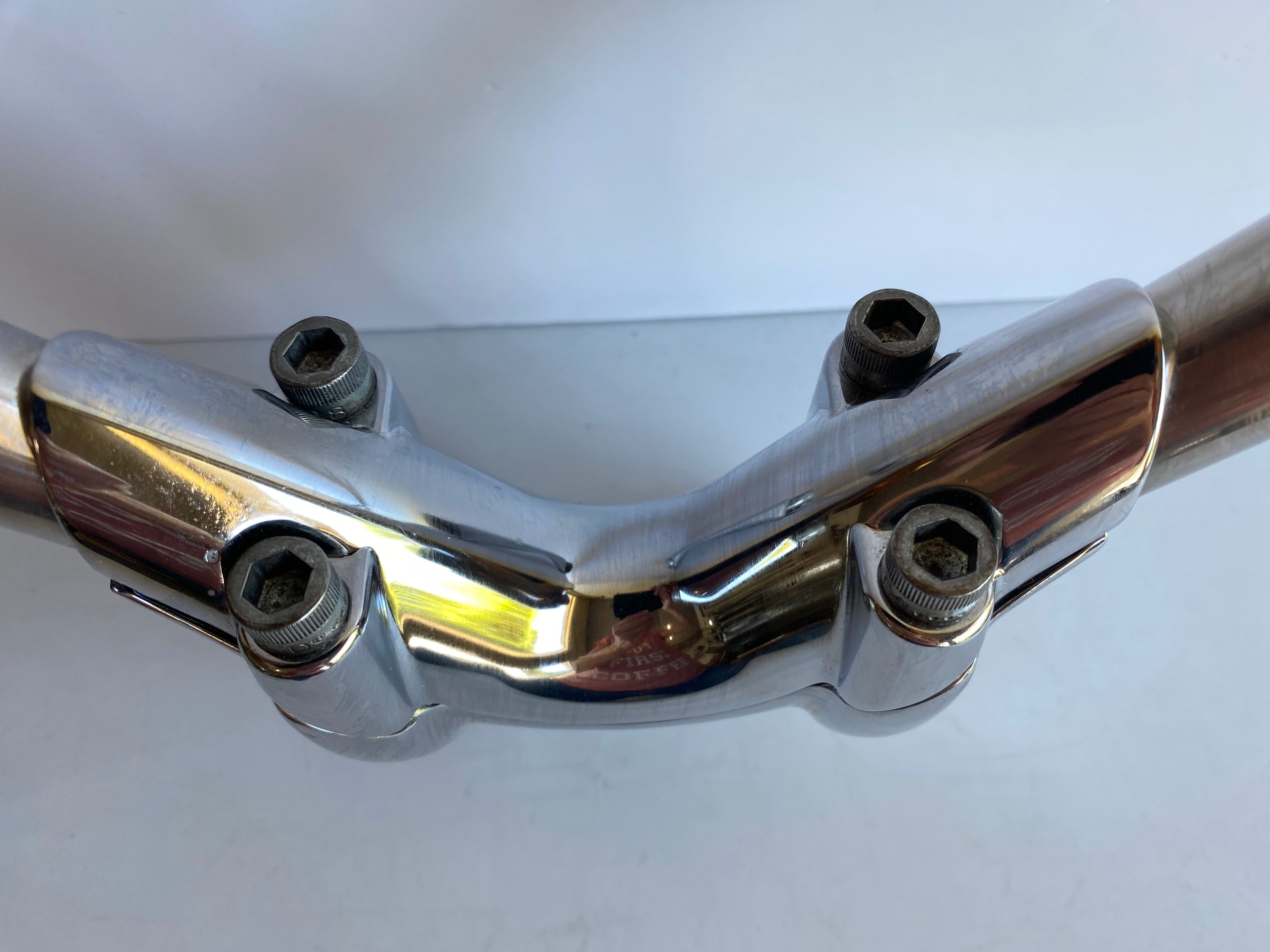 Guidon + risers chromé Softail Rocker C Harley Davidson