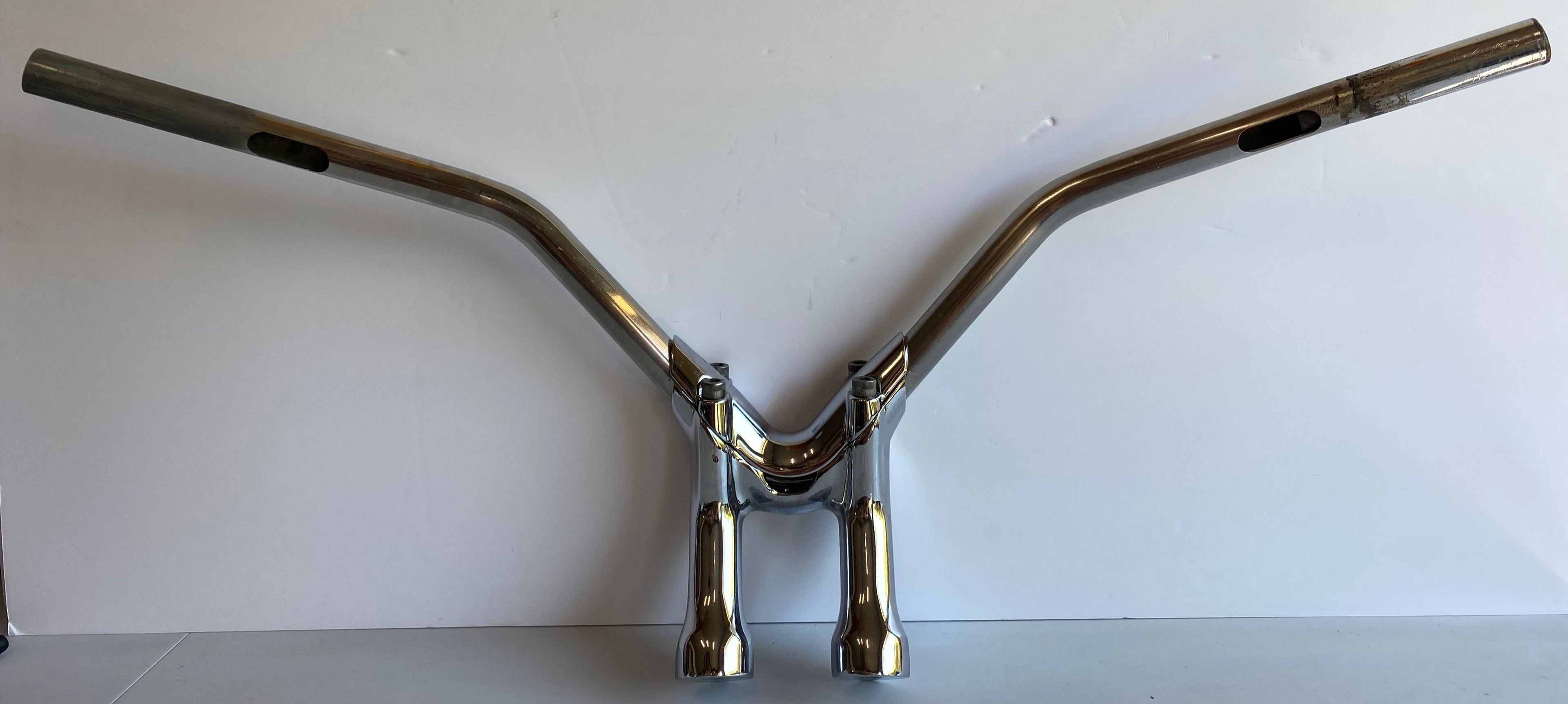Guidon + risers chromé Softail Rocker C Harley Davidson