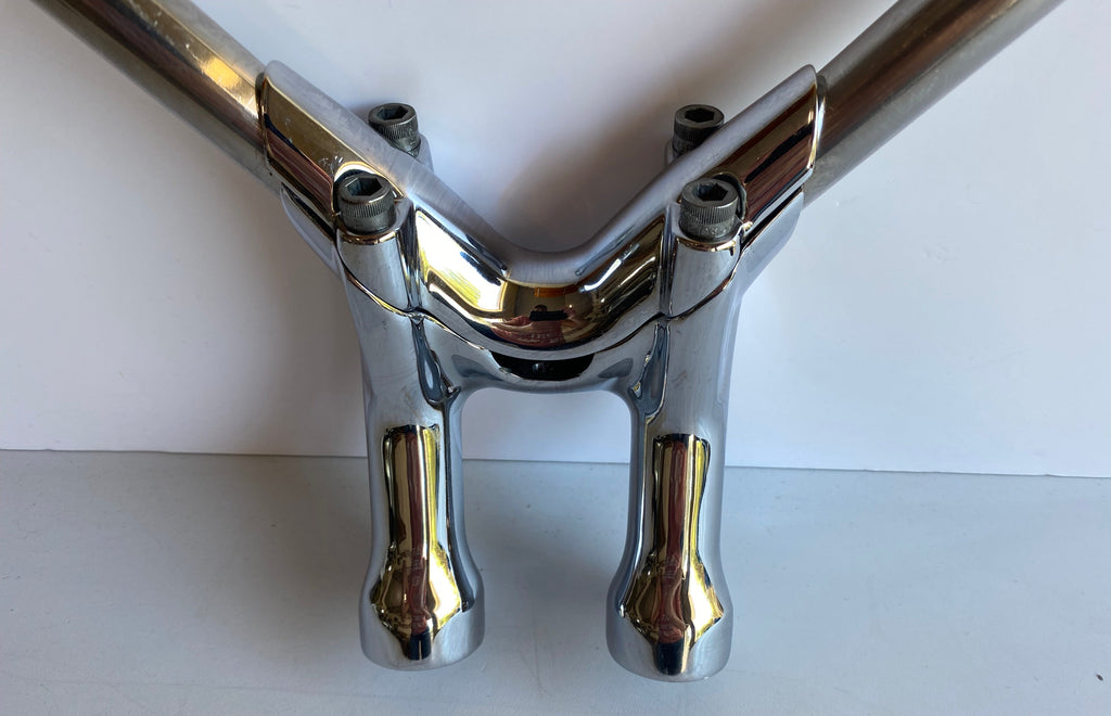 Guidon + risers chromé Softail Rocker C Harley Davidson