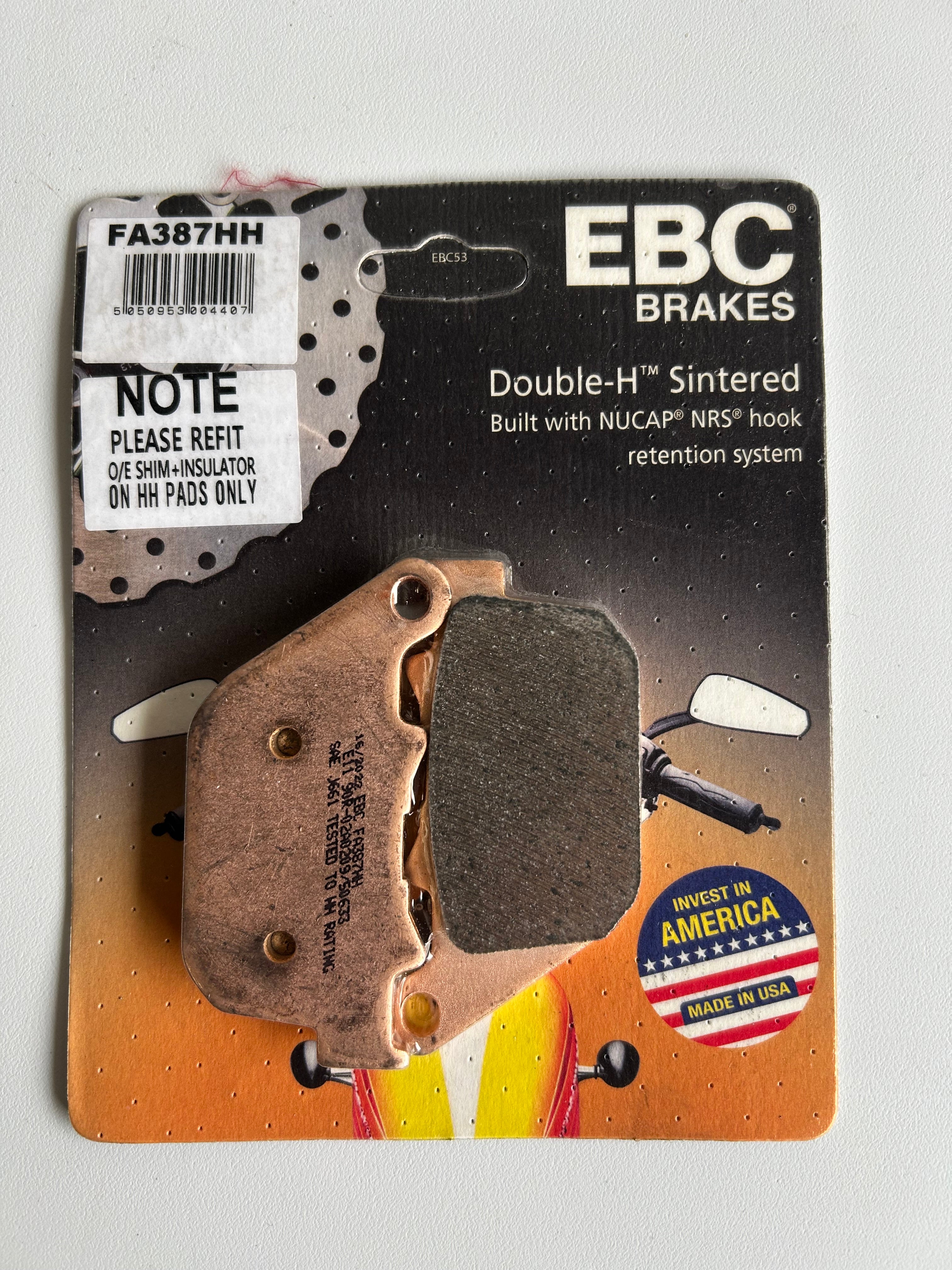 EBC Double-H Harley Davidson rear brake pad set REF MCS 915477