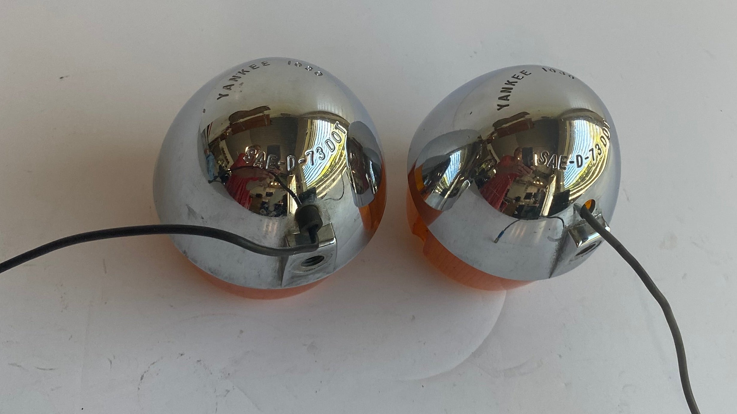 Jeu de clignotants avant ou arrière Yankee 1030 Harley Davidson REF OEM : 68514-73