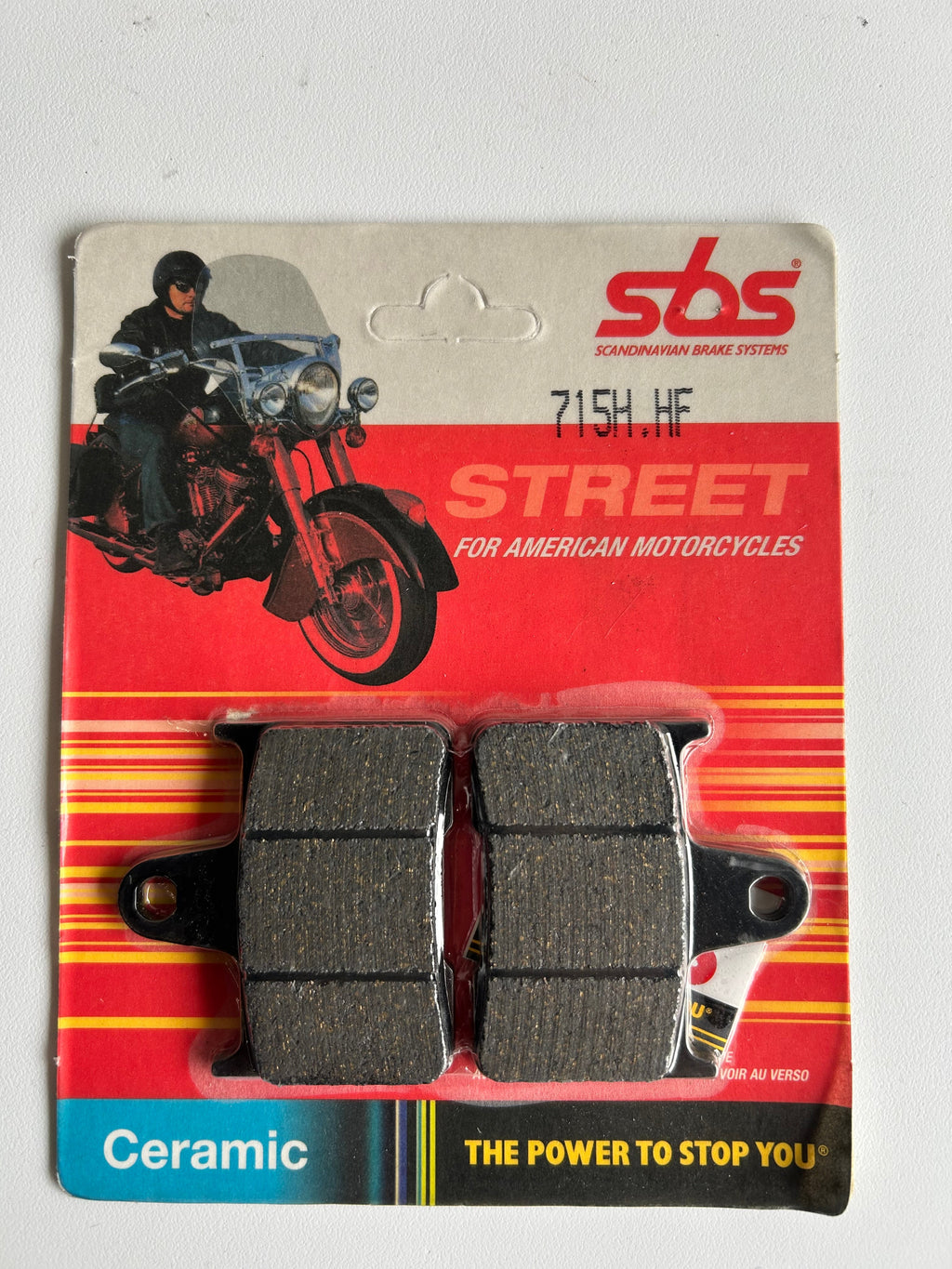 Jeu de plaquettes de frein arrière SBS Harley Davidson REF MCS : 563043