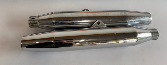 Harley Davidson Muffler Set REF OEM: 65312-98A / 65193-98A
