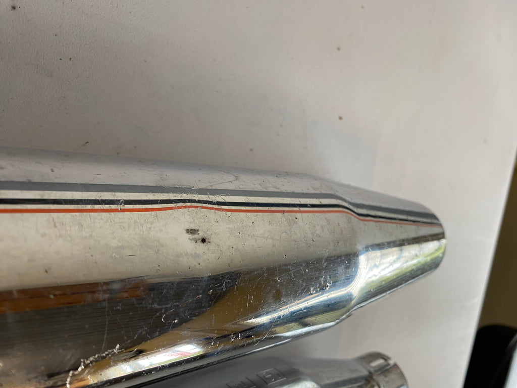 Jeu de silencieux Harley Davidson REF OEM : 65312-98A / 65193-98A
