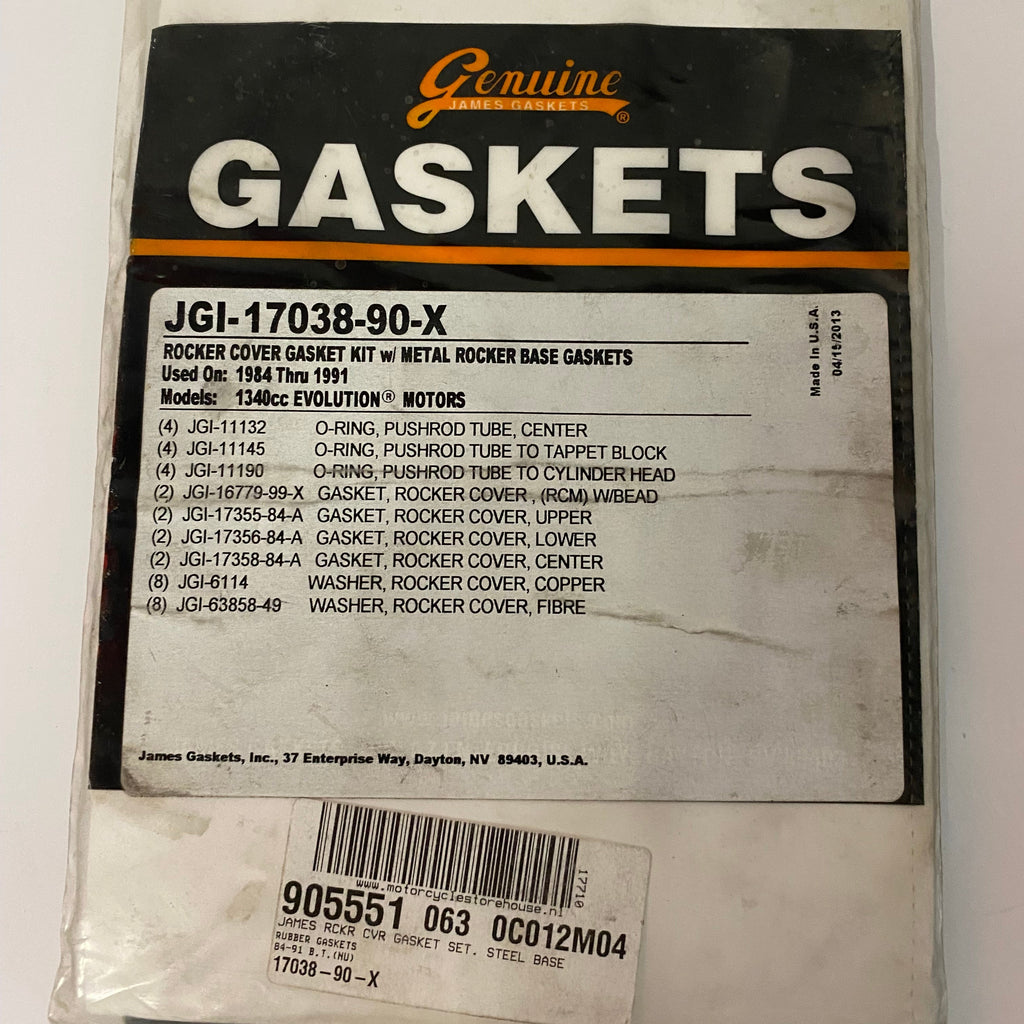 Pochette de joints caches culbuteurs evo 1340 Harley Davidson REF 17038-90