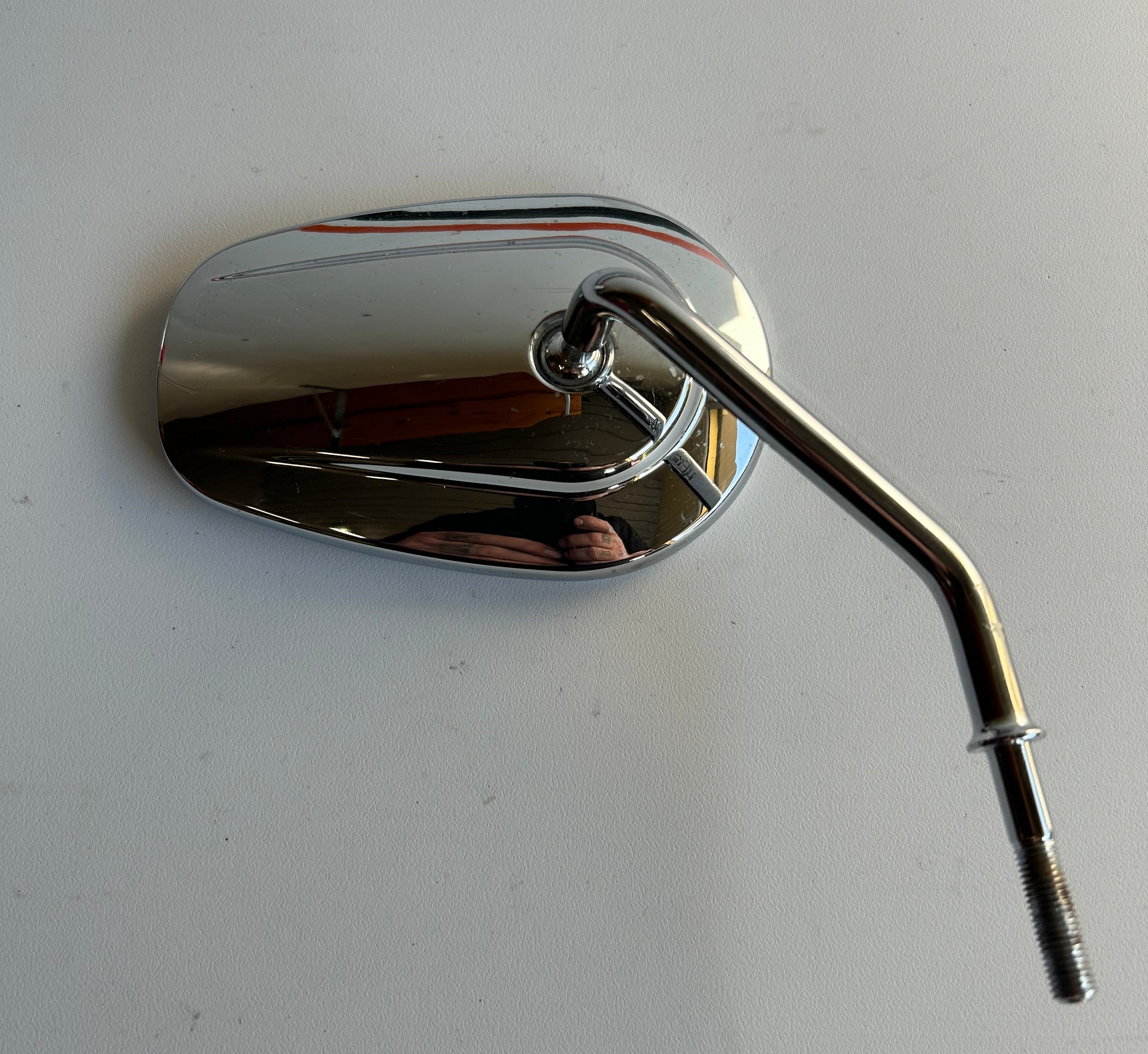 Rétroviseur droit chromé court origine Harley Davidson REF 91840-03B