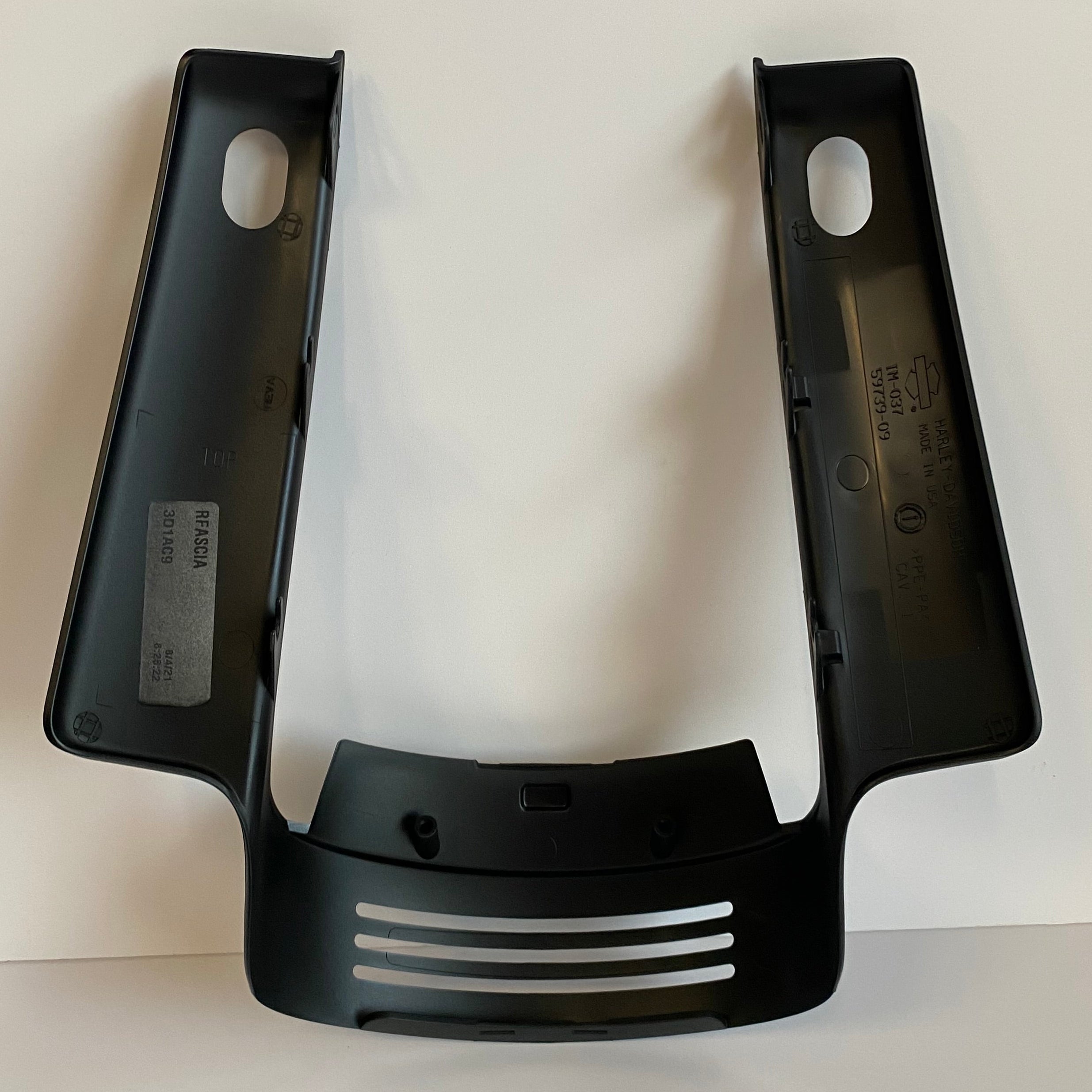 Jupe de garde boue arrière noir mat Touring Street Glide Harley Davidson REF OEM 59500161BYM