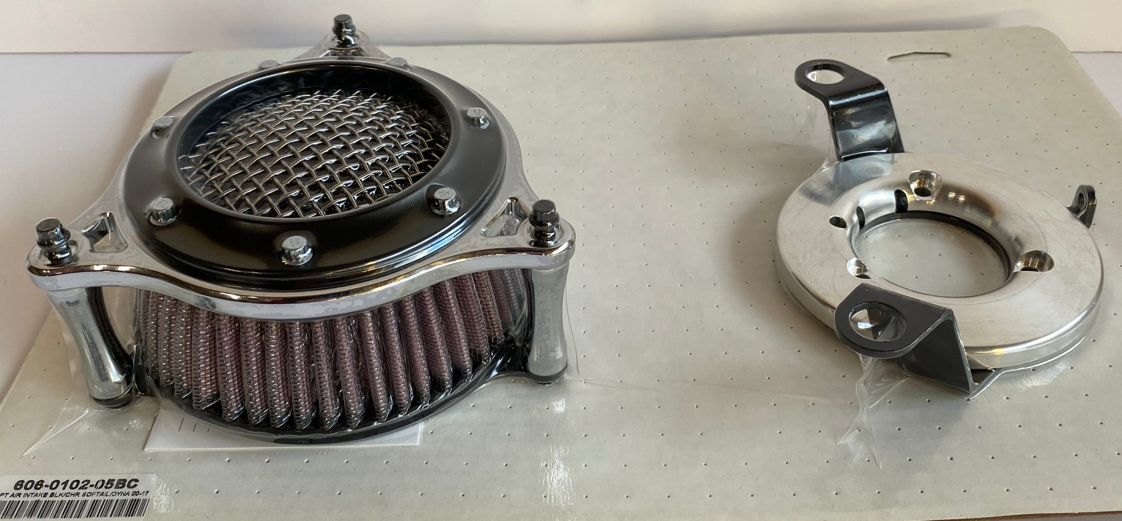 Filtre à air Cobra USA RPT Noir et Chrome Harley Davidson REF Cobra 606-0102-05BC