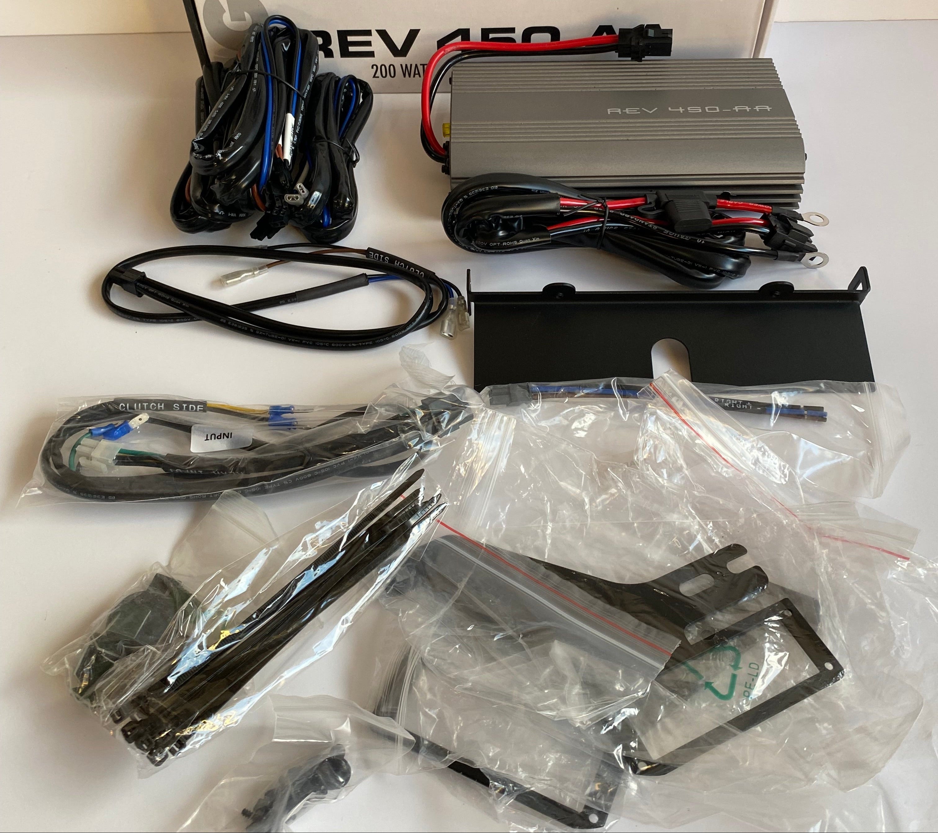 Amplificateur 4 canaux 200 Watts HOG Tunes Touring Harley Davidson REF : REV450-AA